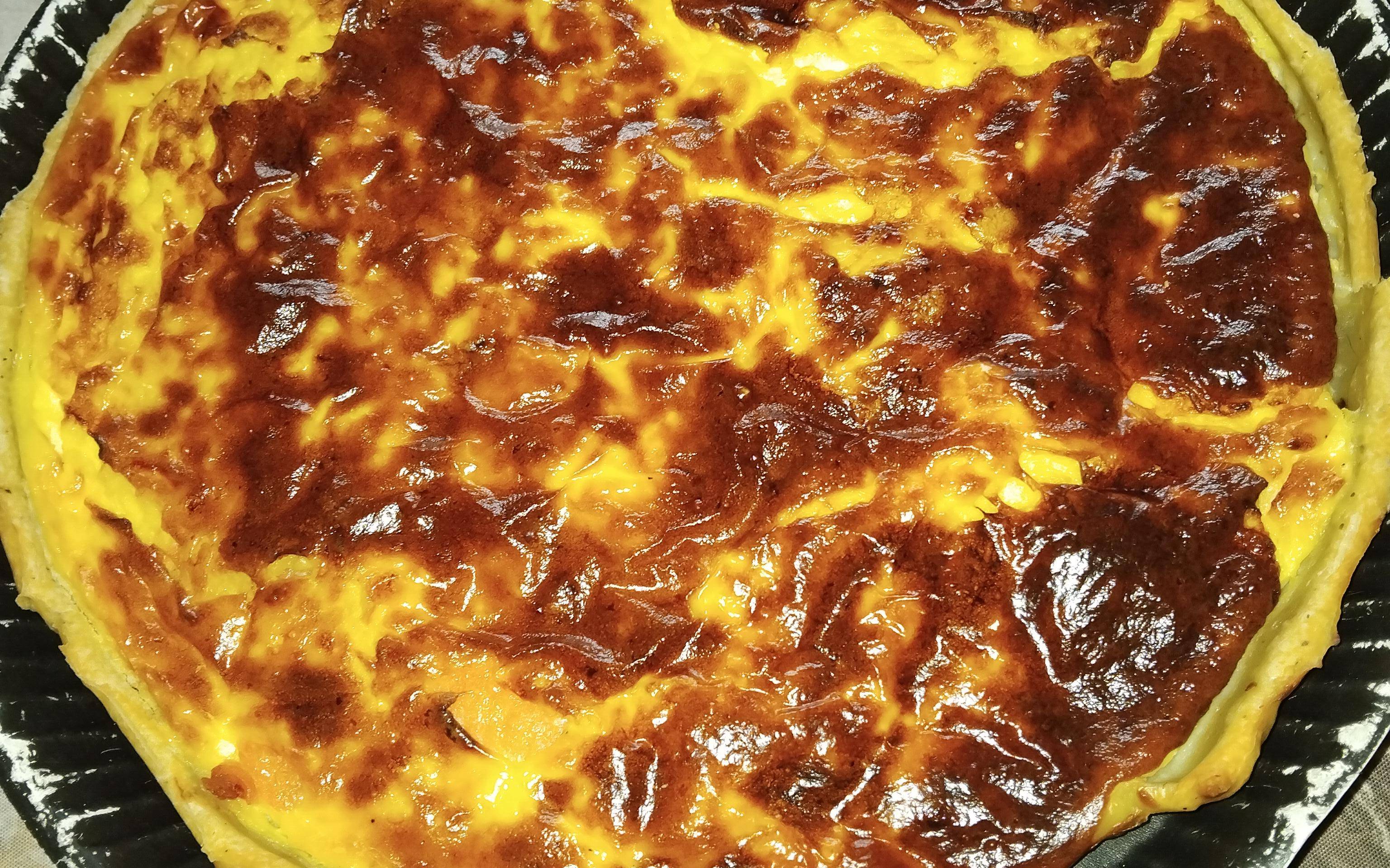 Quiche poireaux jambon chèvre - Recette Cookeo | Moulinex