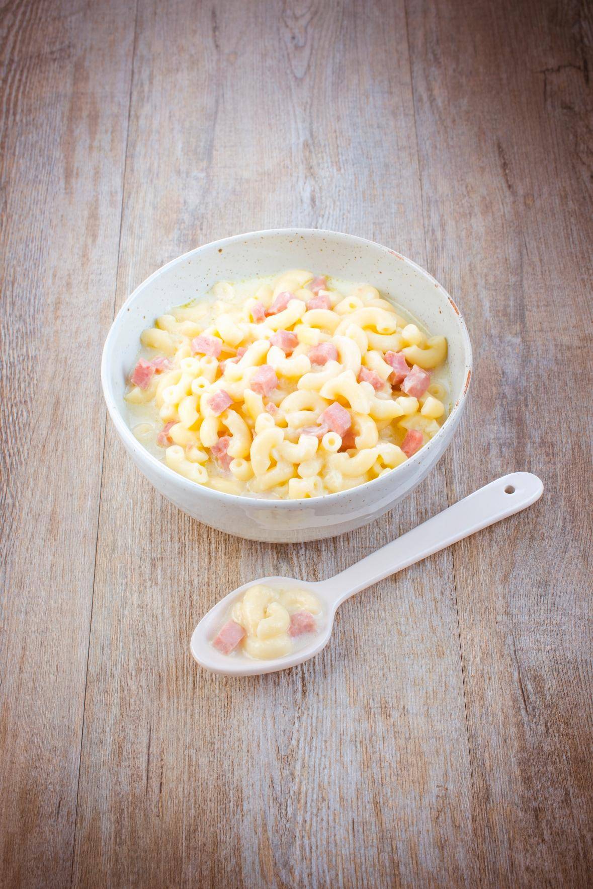 Coquillettes au jambon - Recette Cook'in One | Moulinex