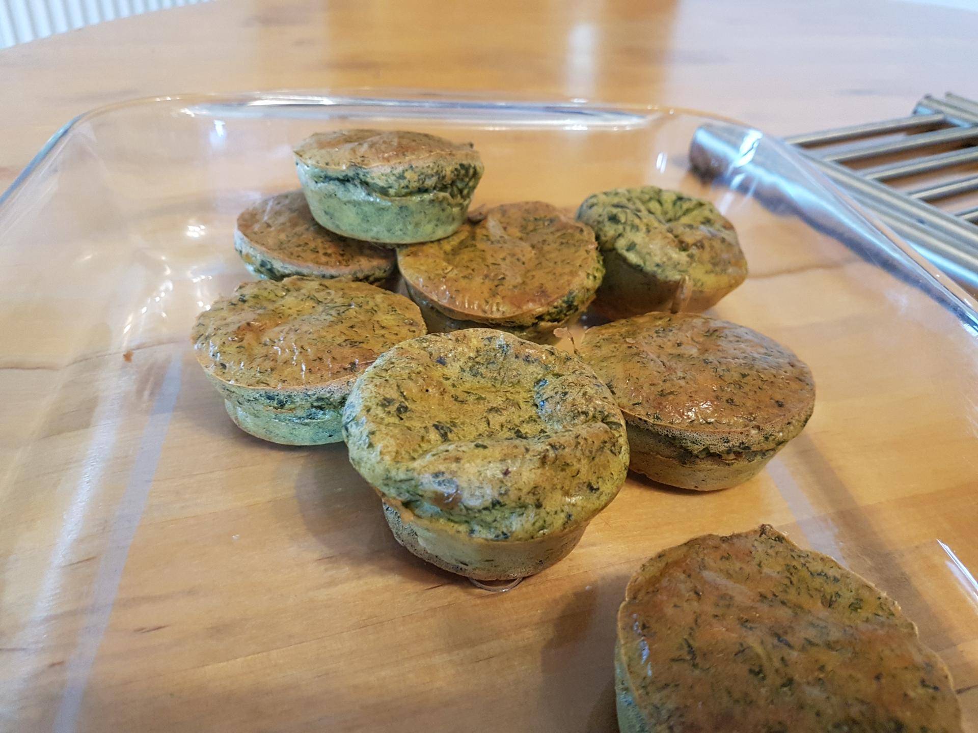 Muffins épinards cheddar - Recette Companion Connect XL | Moulinex