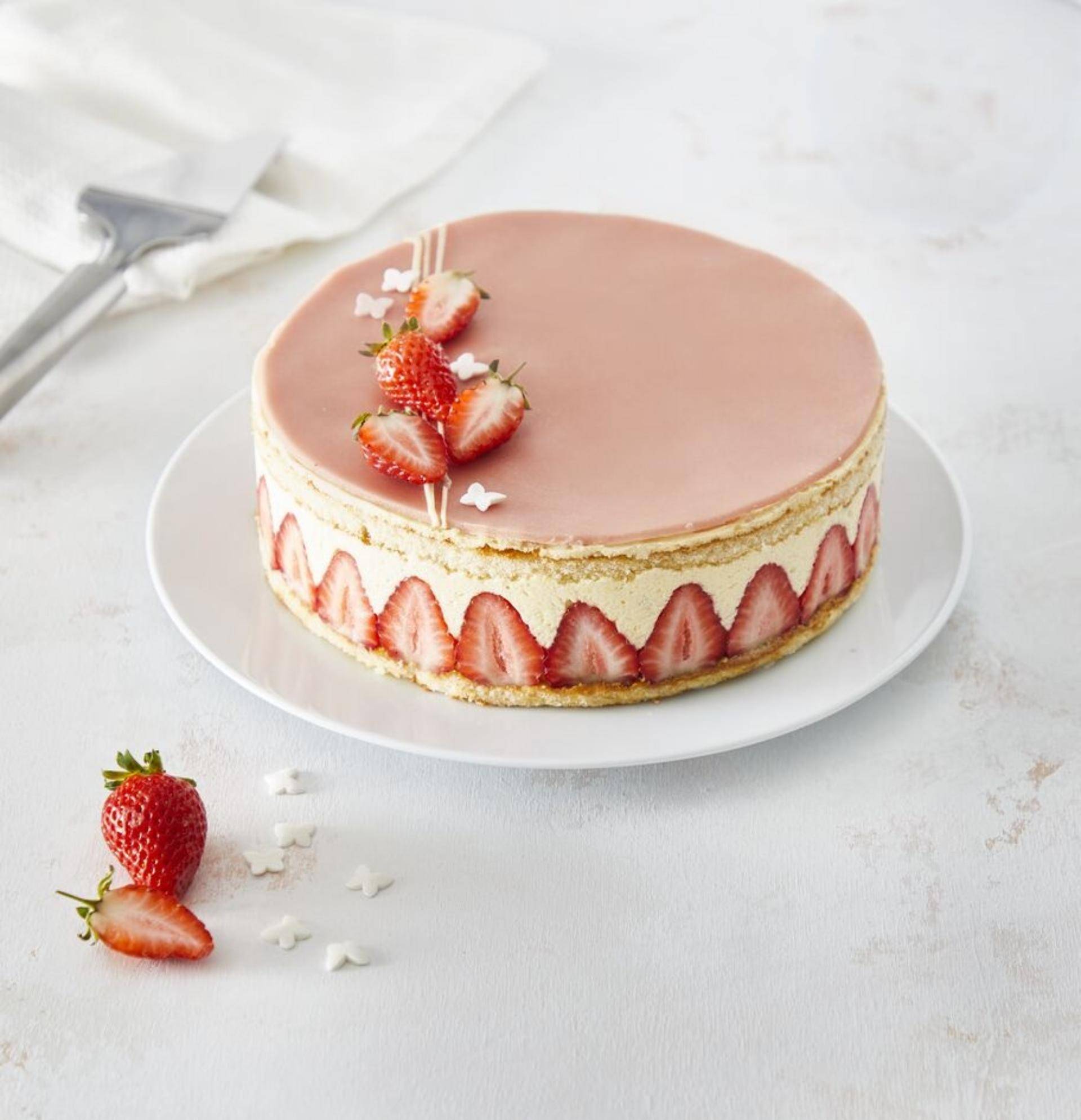 Fraisier - Recette BAKE PARTNER | Moulinex