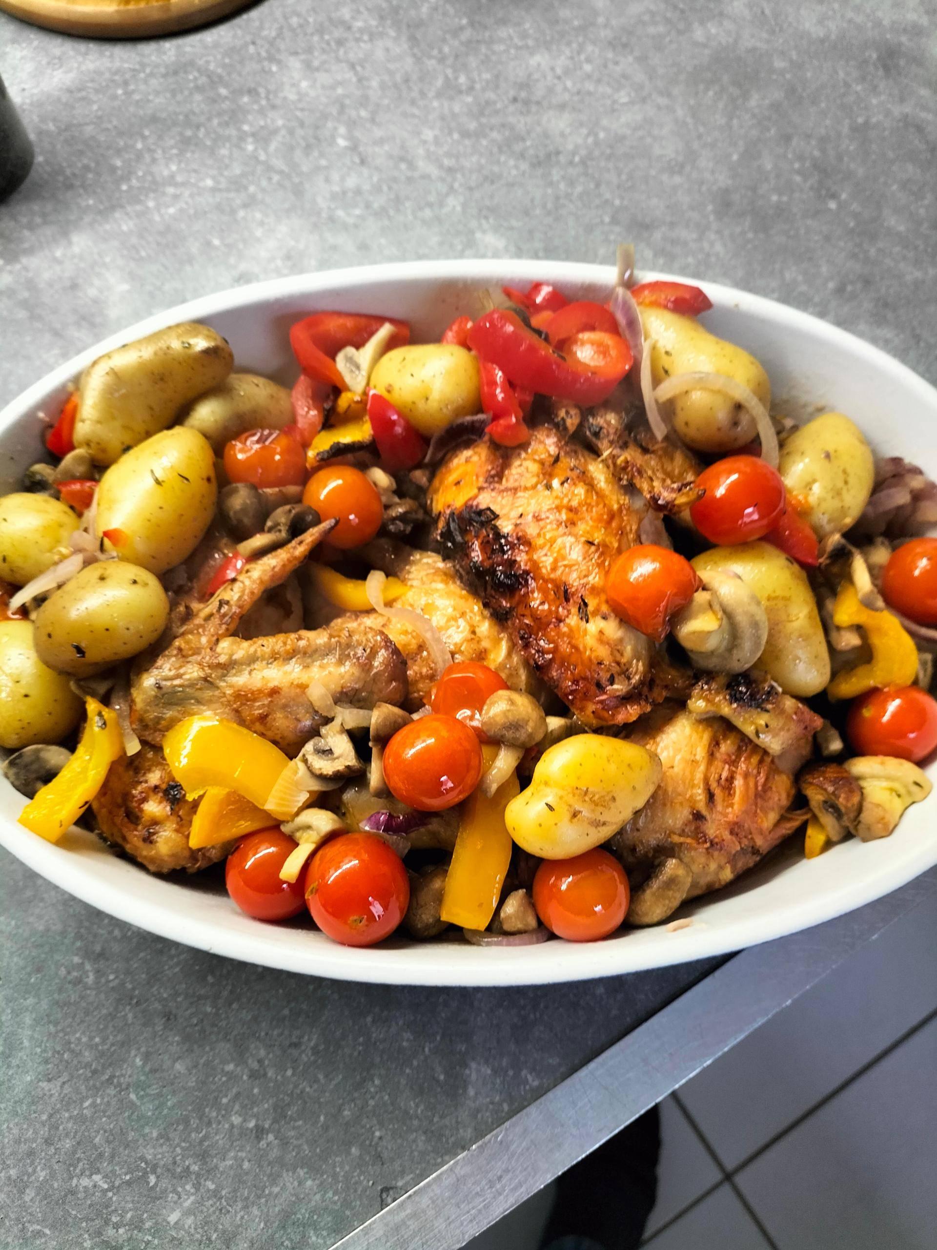Poulet au légumes du soleil - Recette Cookeo | Moulinex