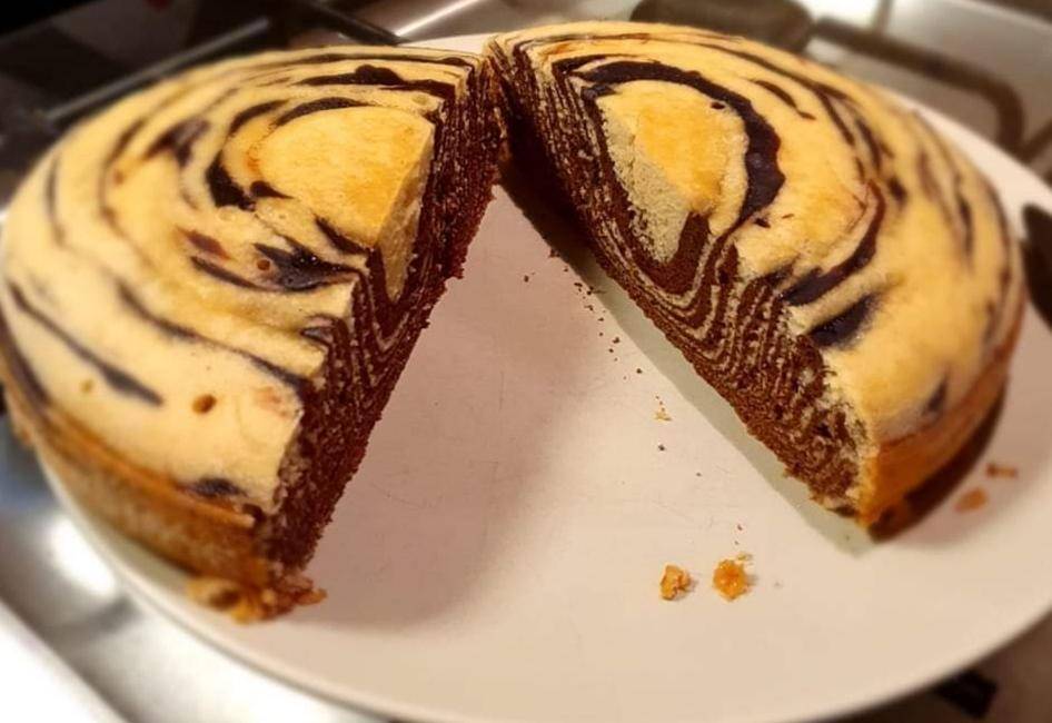 Gâteau zébré d'amélie - Recette Cookeo | Moulinex
