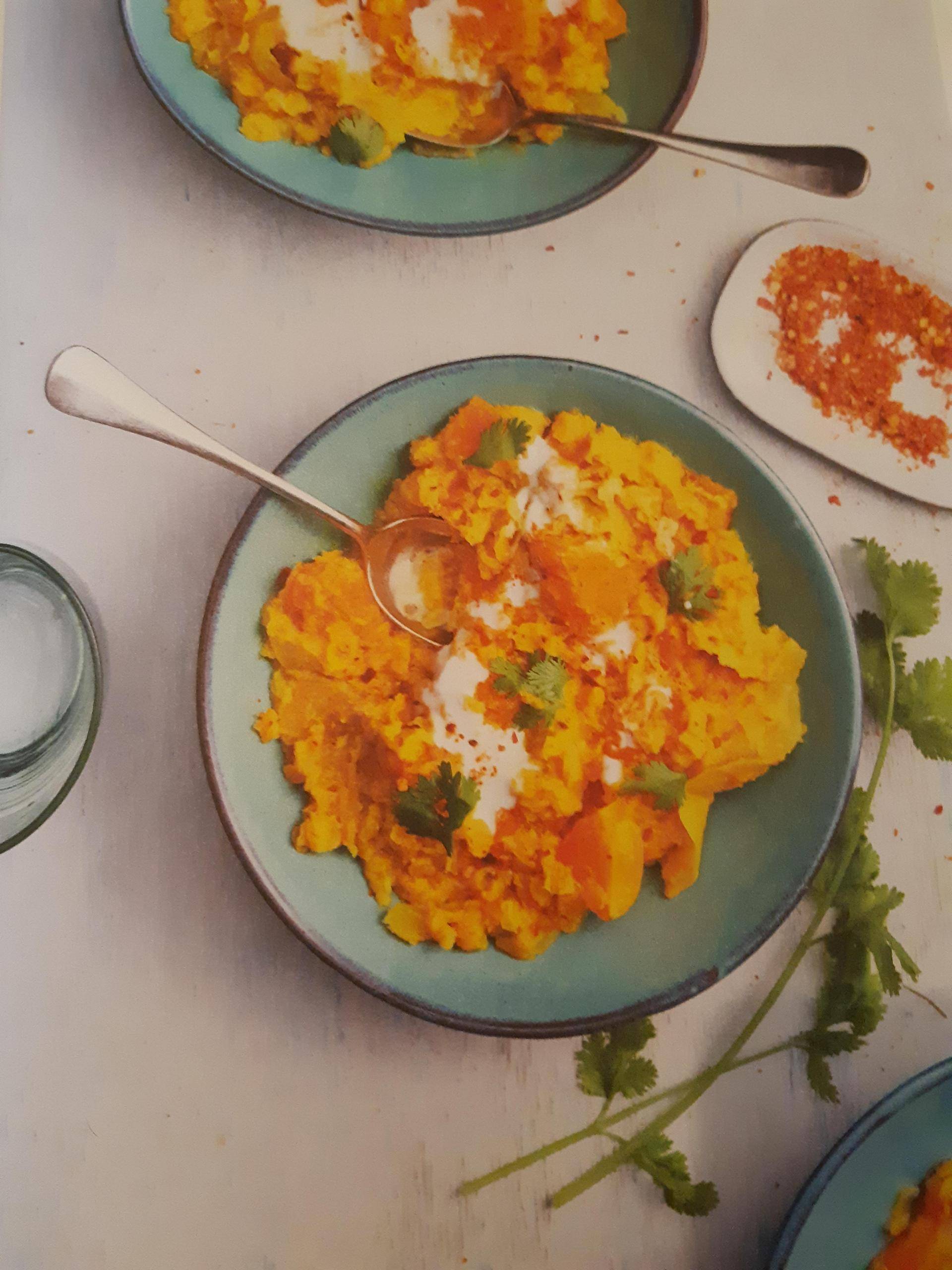DHAL DE LENTILLES À LA COURGE - Recette Cookeo | Moulinex
