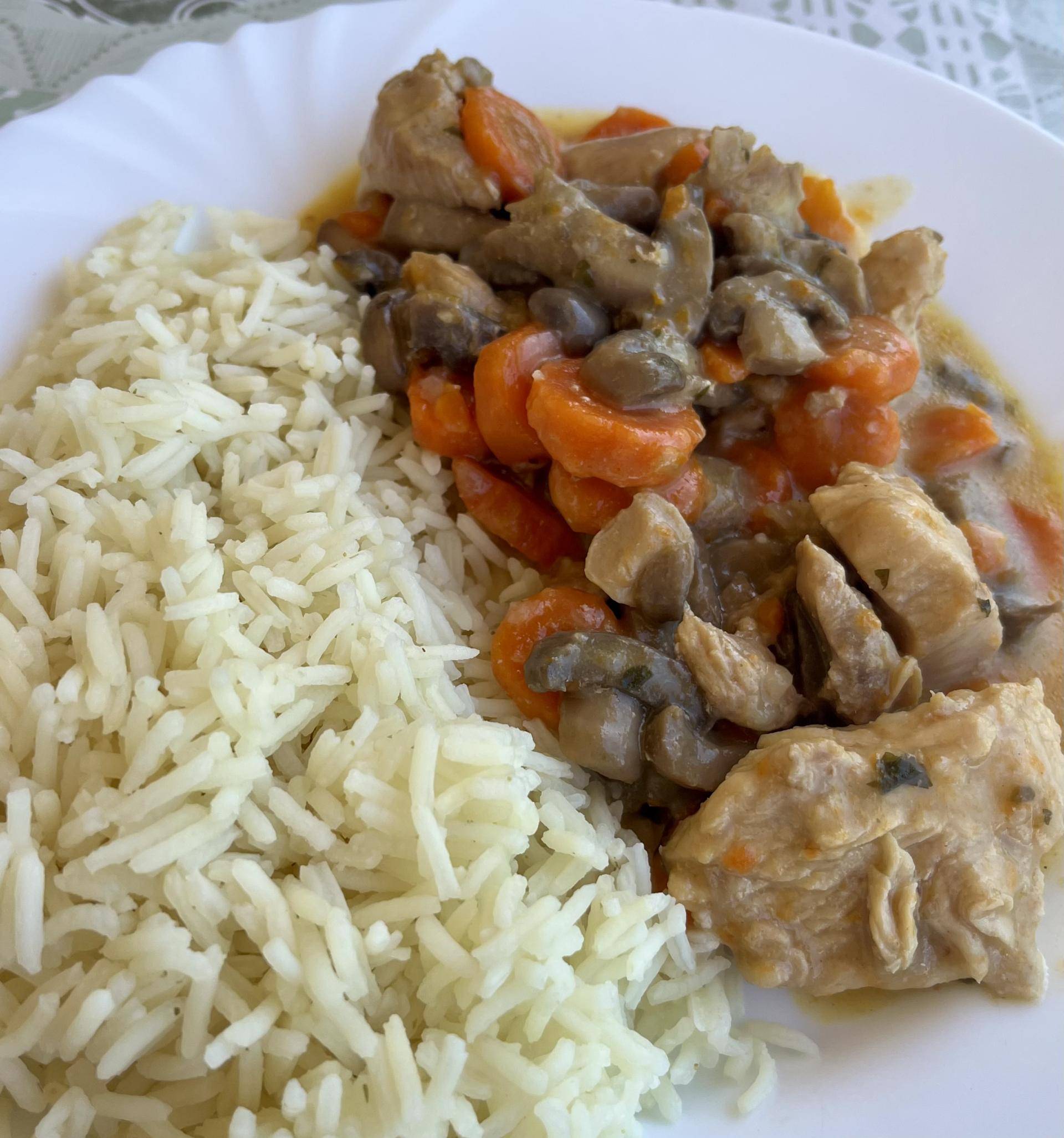 Blanquette de poulet d'Amandine - Recette Cookeo | Moulinex