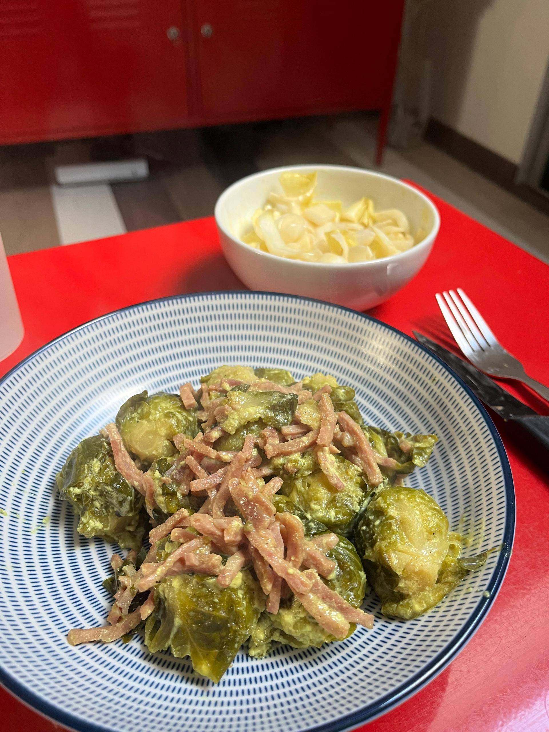 Choux de Bruxelles au lait de coco - Recette Cookeo | Moulinex