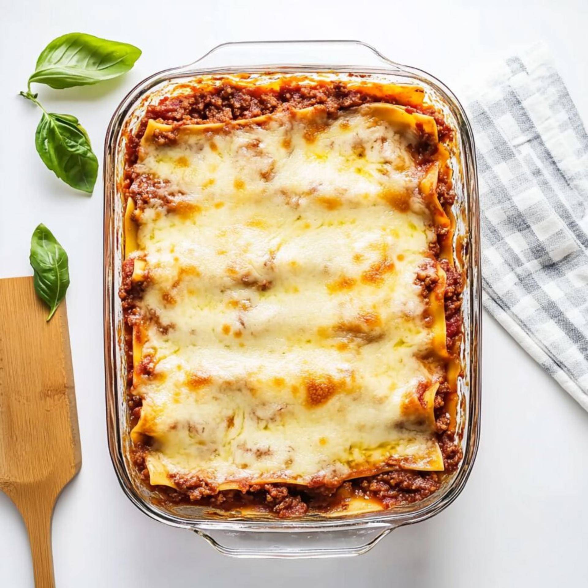 Lasagnes à la bolognaise - Recette Easy Fry Compact | Moulinex