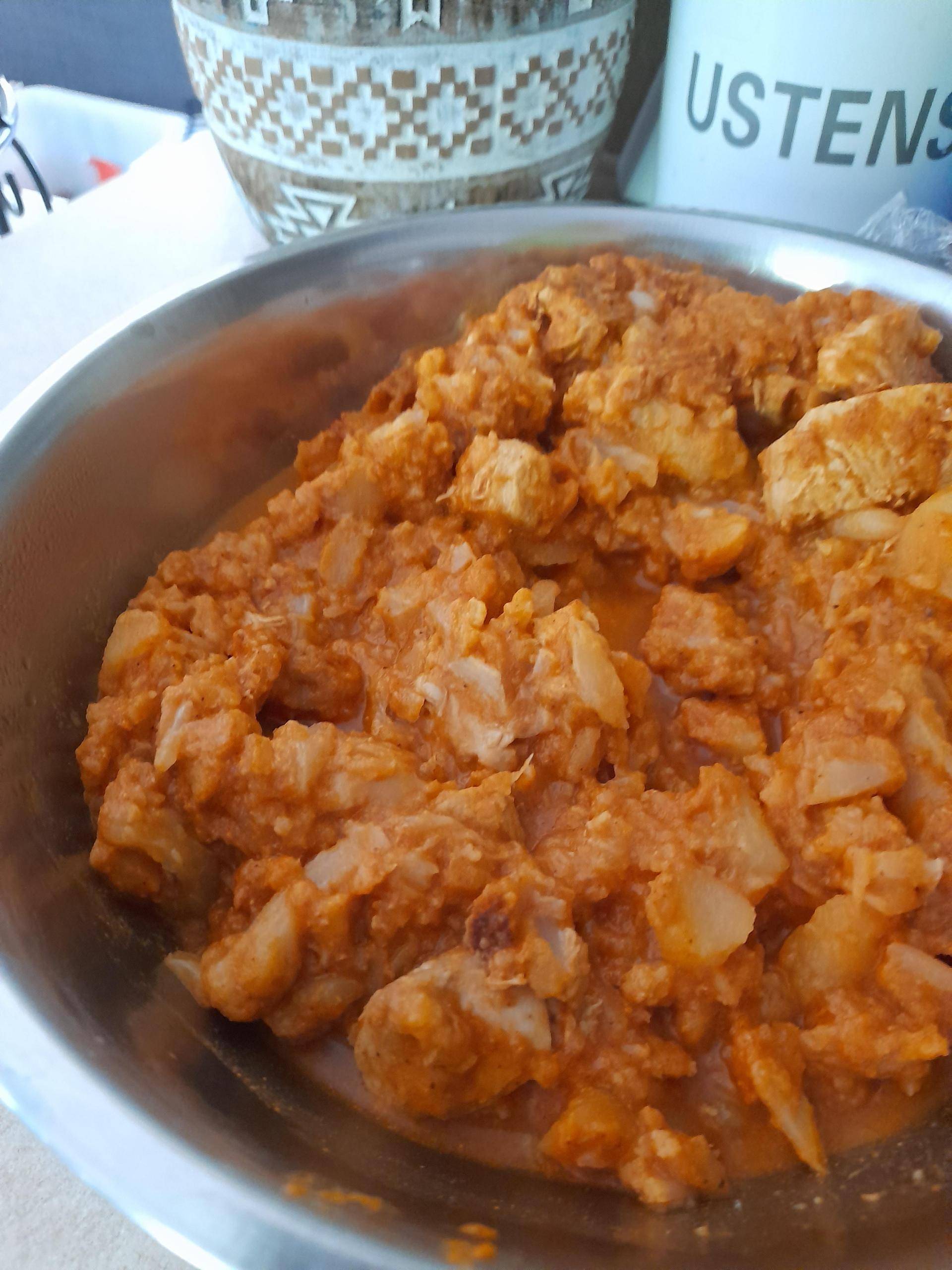 Chou-fleur PDT poulet au curry - Recette Cookeo | Moulinex