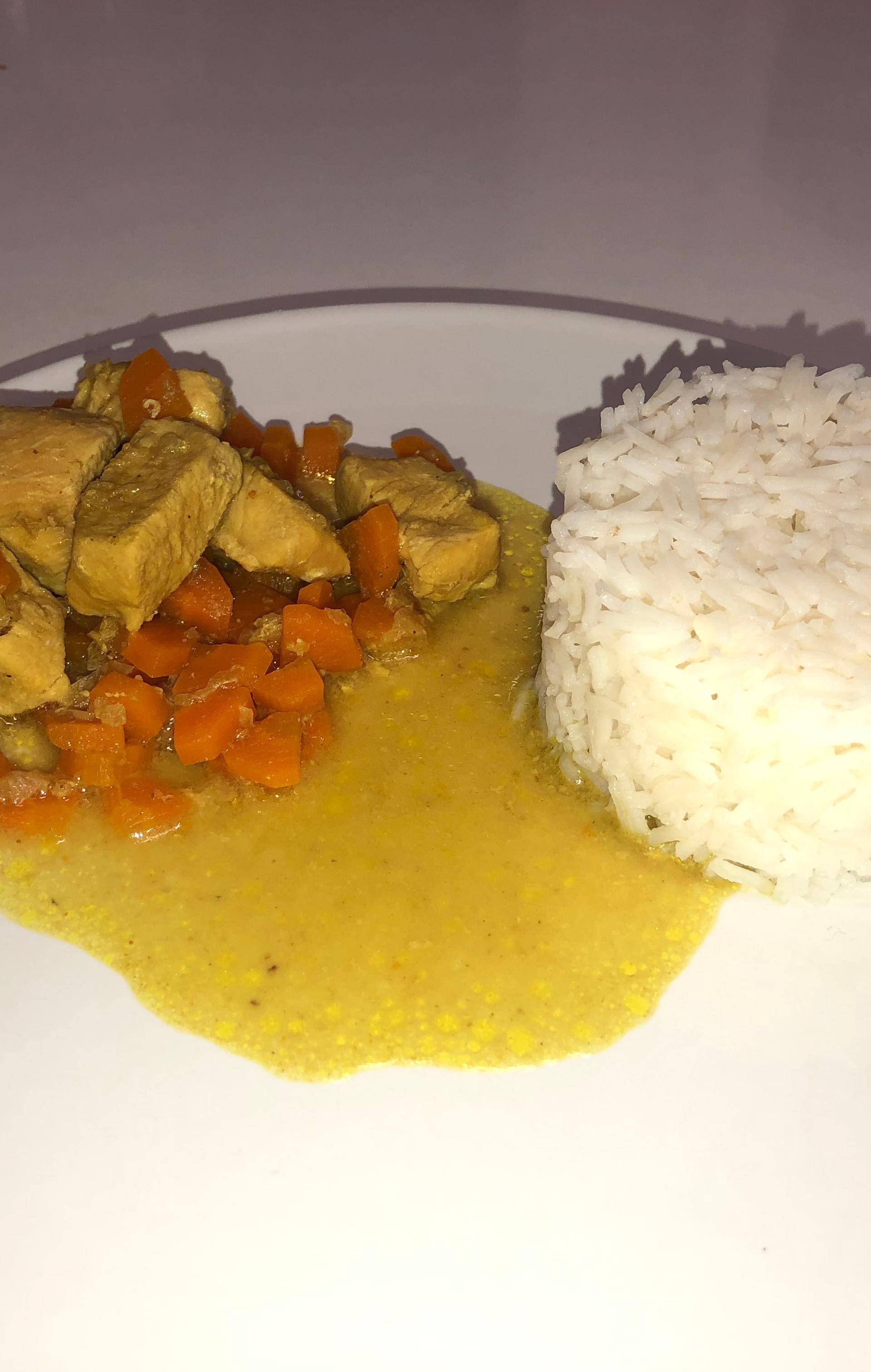 Escalope Curry-Lait de coco - Recette Cookeo V3 | Moulinex