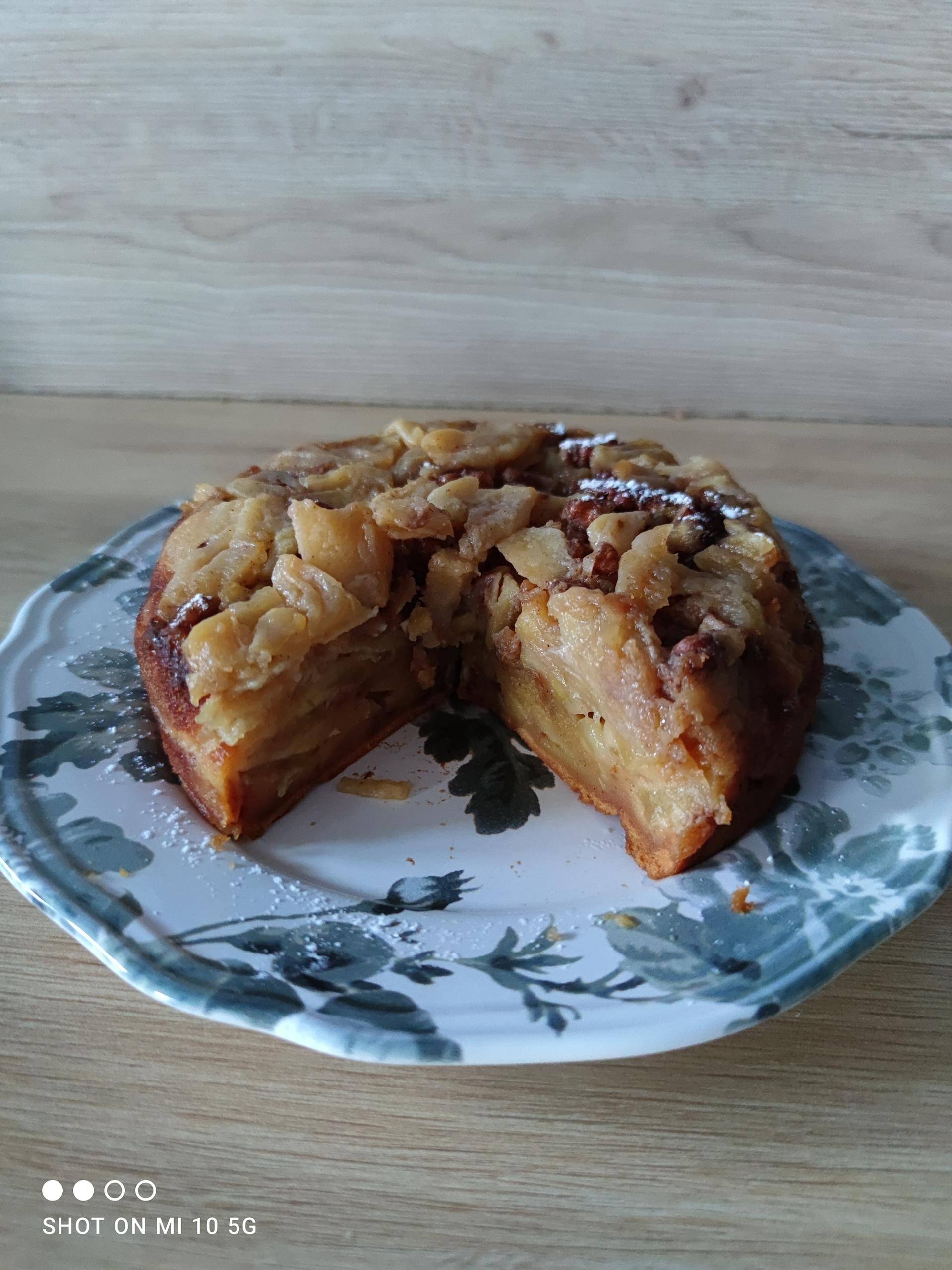 Gâteau pommes et noix - Recette Cookeo | Moulinex