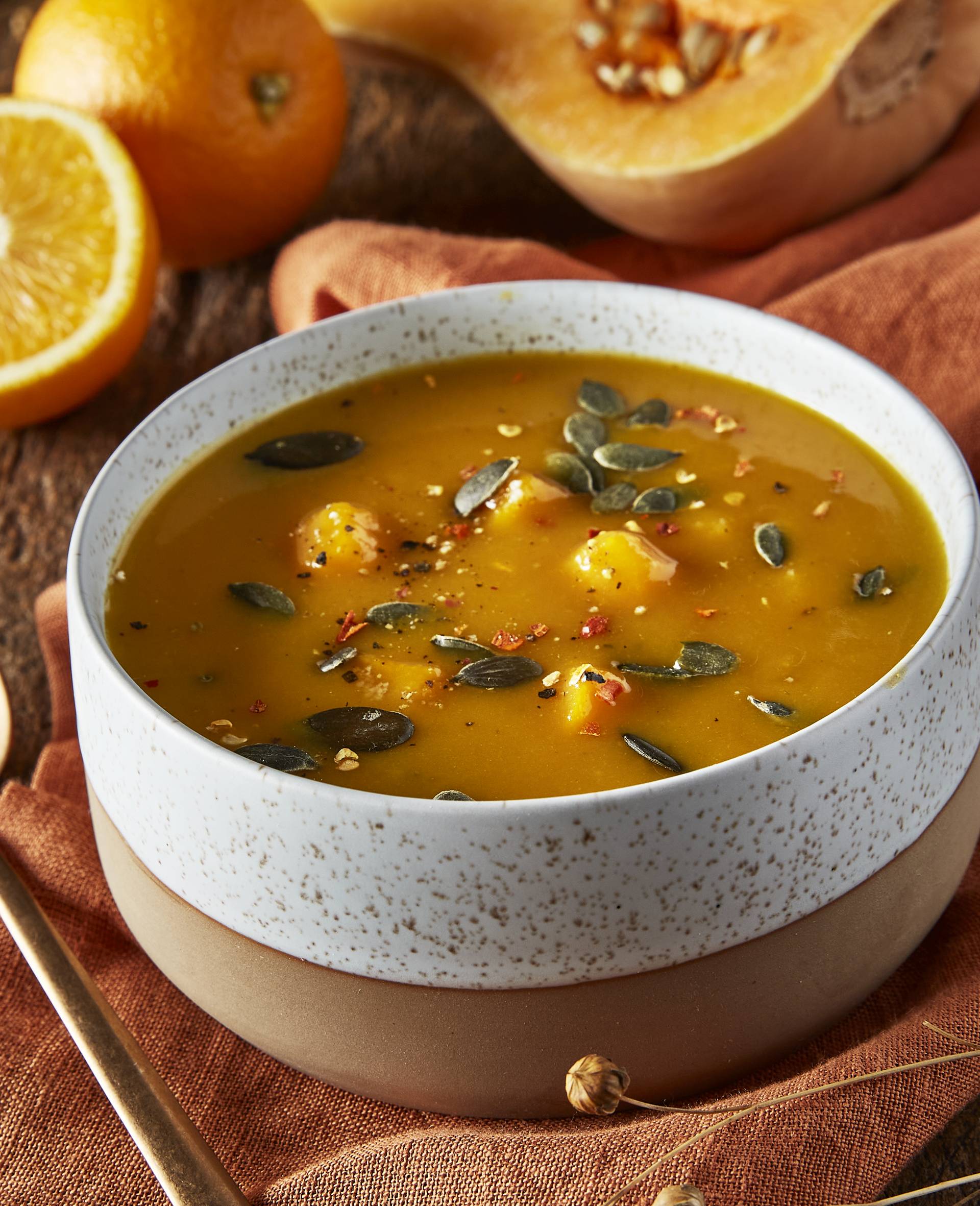 Velouté de butternut à l’orange - Recette Companion | Moulinex