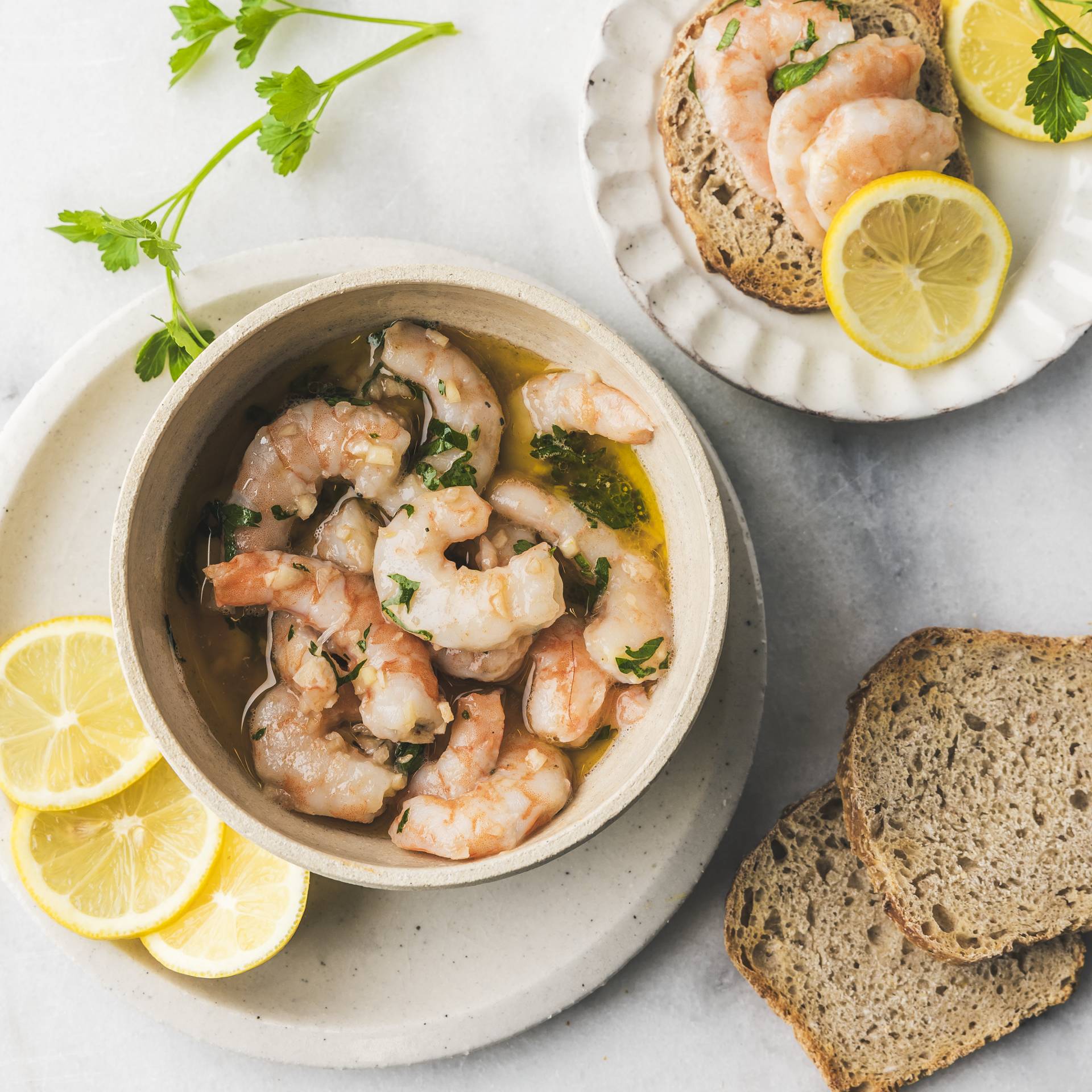 Garnalen met peterselie sous vide - Recette Cookeo 9in1 | Moulinex