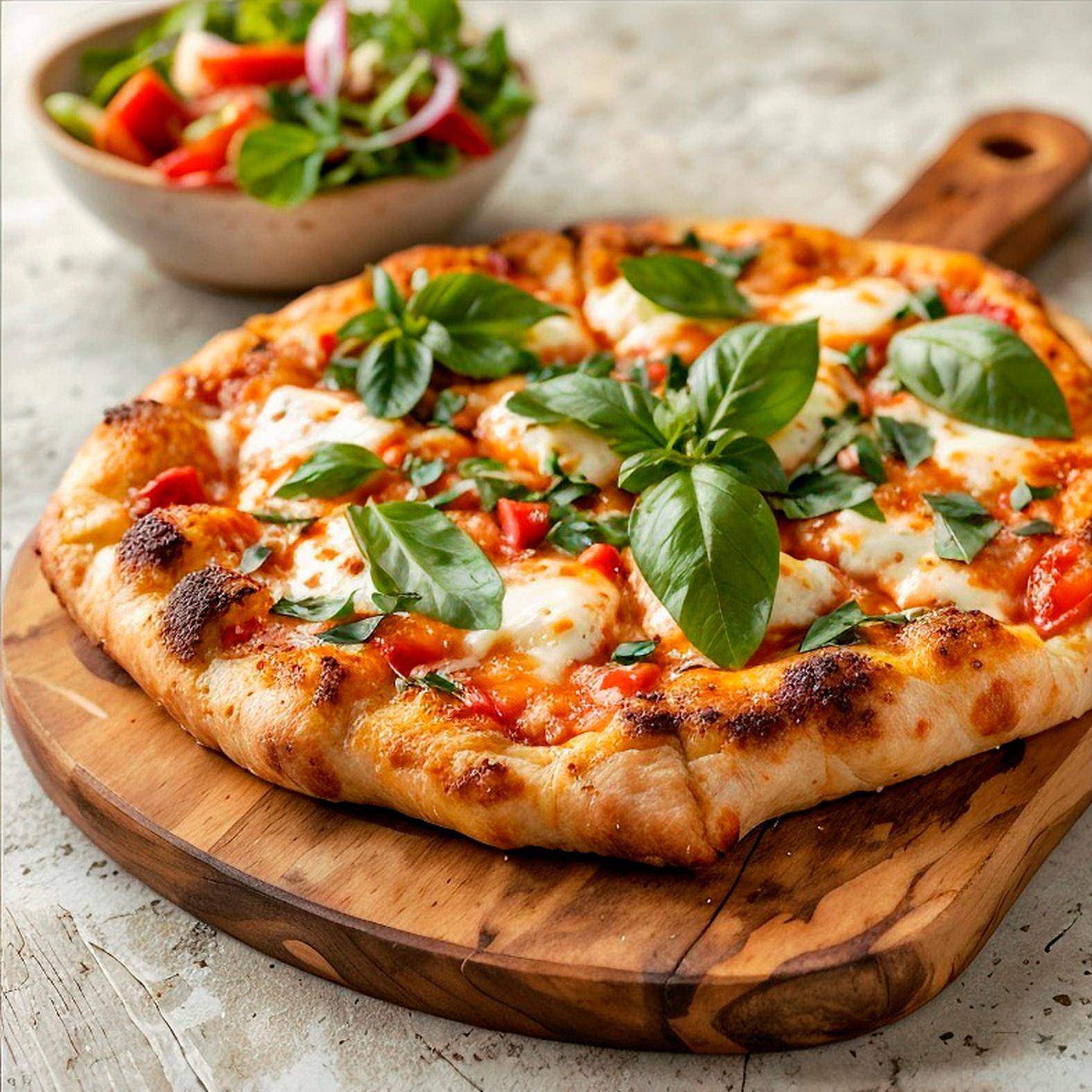Pizza margherita - Recette Easy Fry Compact | Moulinex