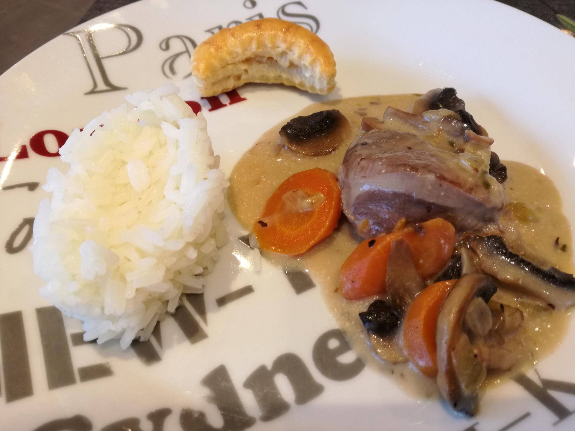 Sot l'y laisse aux champignons crémeux - Recette Cookeo | Moulinex