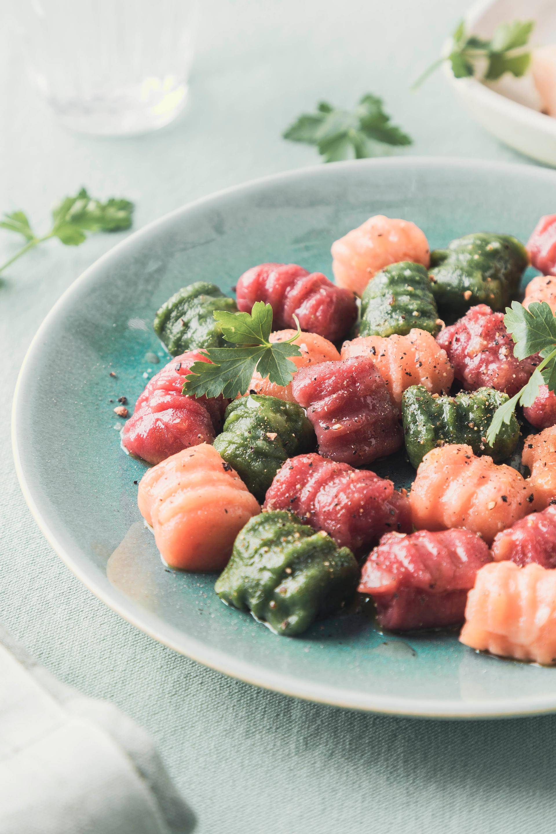 Rainbow gnocchi - Recette Pots and Pans | Moulinex