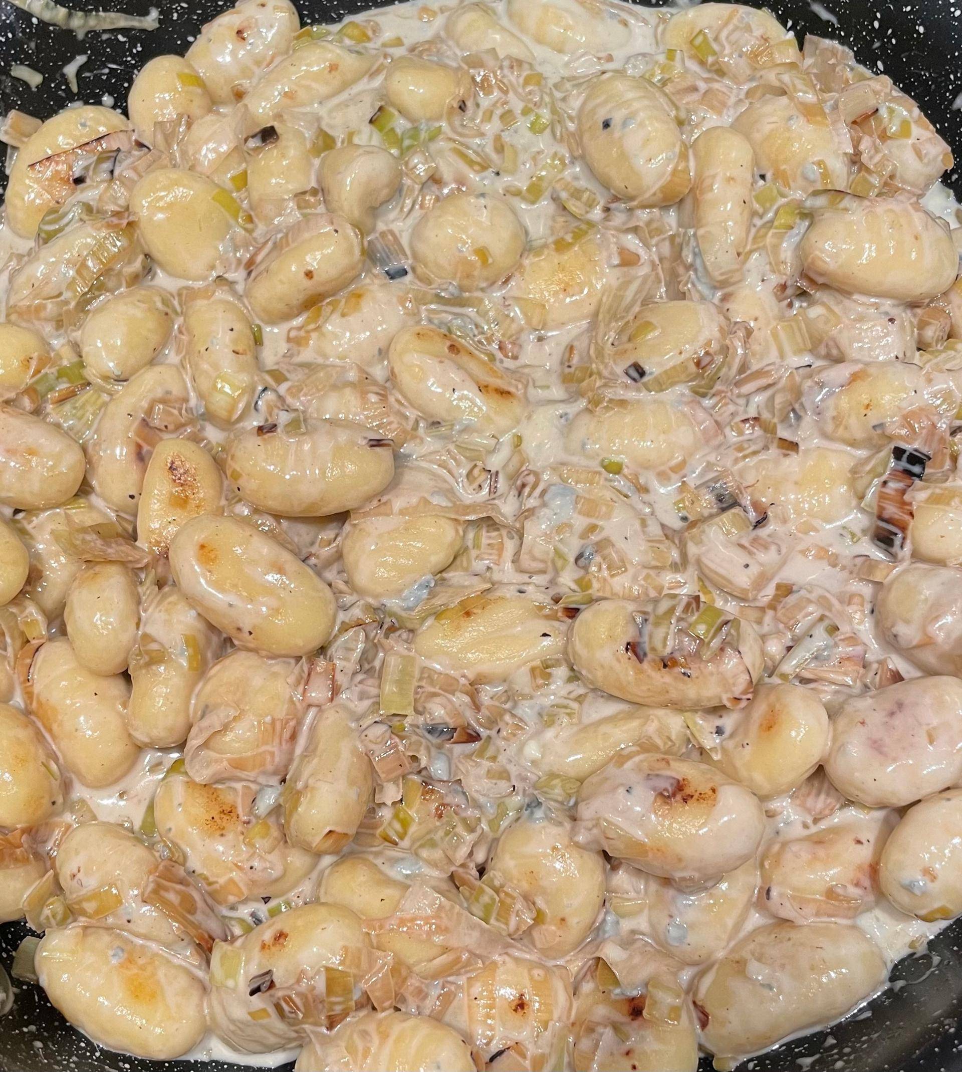 Gnocchis poireau sauce au bleu - Recette Companion Connect XL | Moulinex