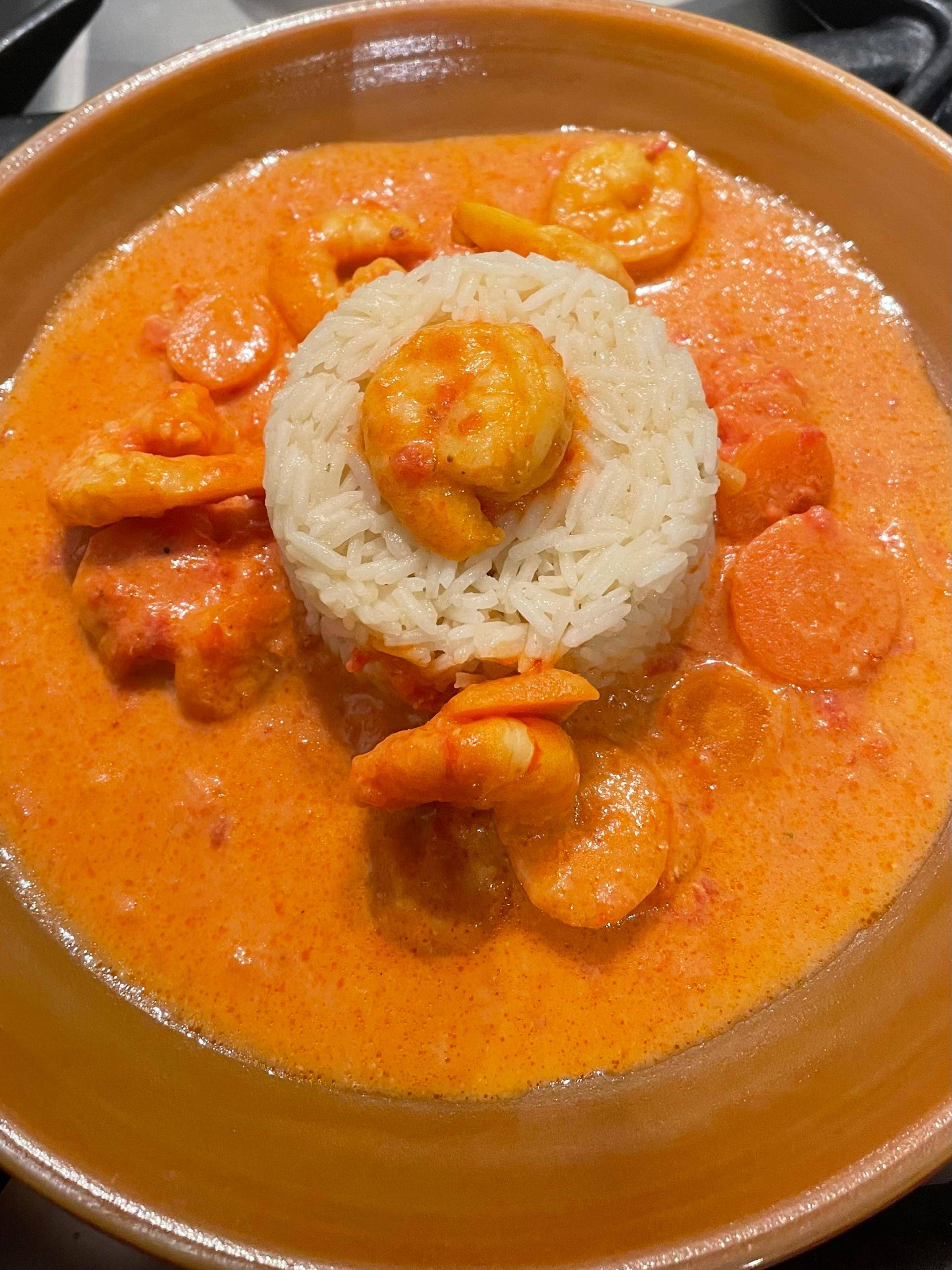 Curry de crevettes coco - Recette Cookeo | Moulinex