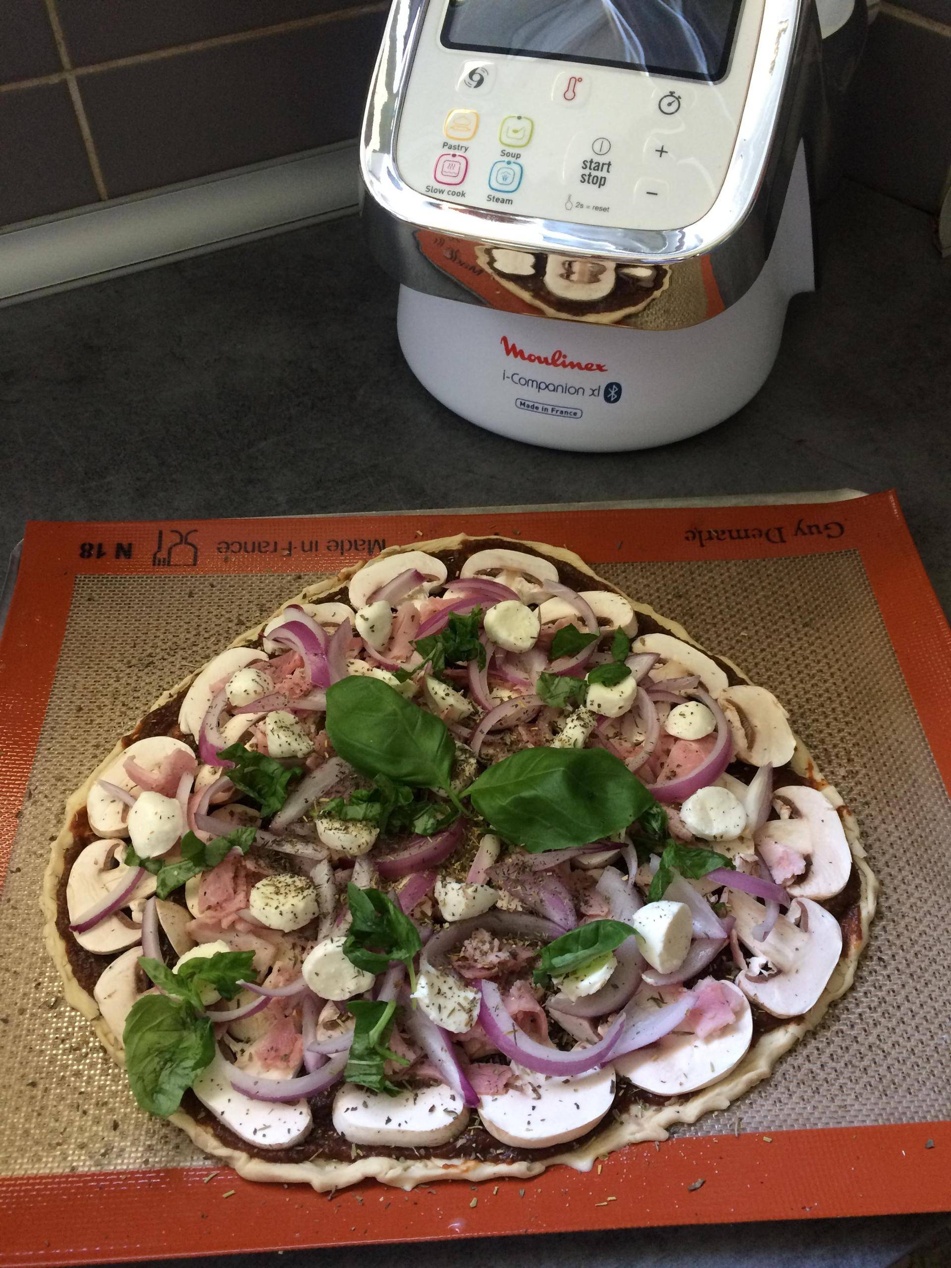 Pizza duo - Recette Companion Connect XL | Moulinex