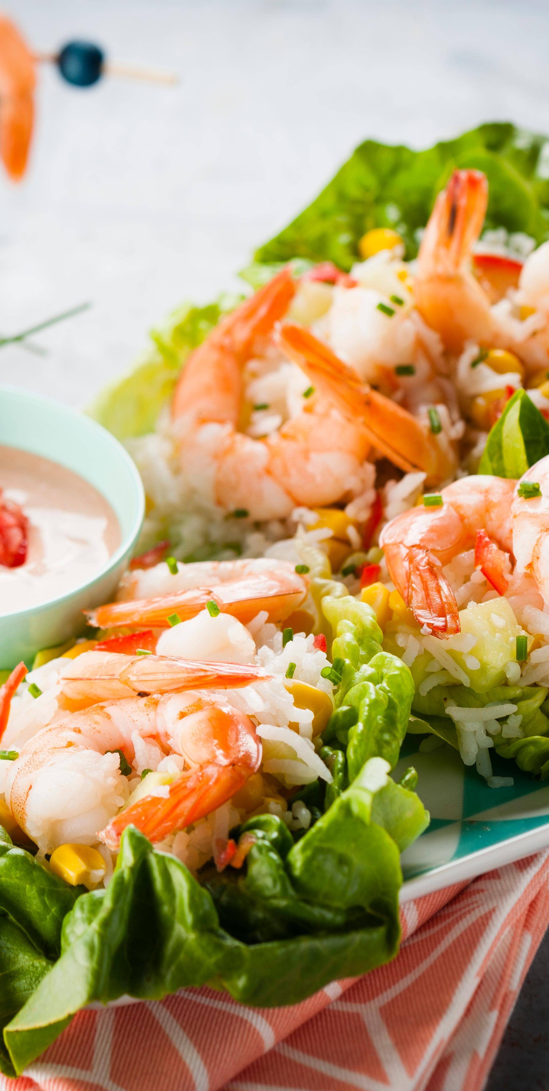 Salade van rijst met garnalen - Recette Cookeo | Moulinex