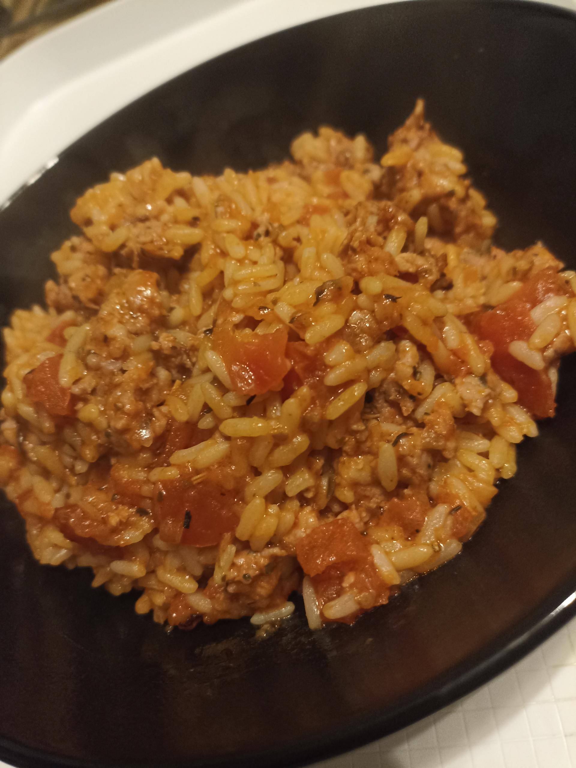 Riz façon tomate farcie - Recette Cookeo | Moulinex