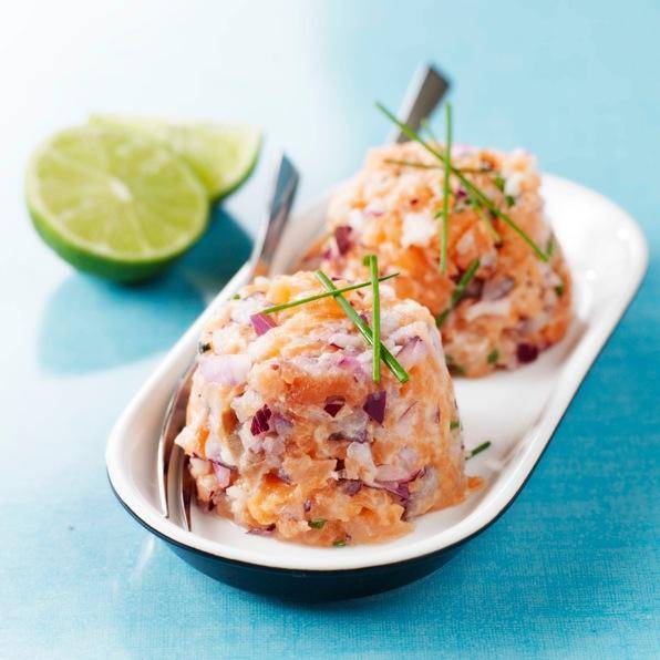 Zalmtartaar - Recette Companion | Moulinex