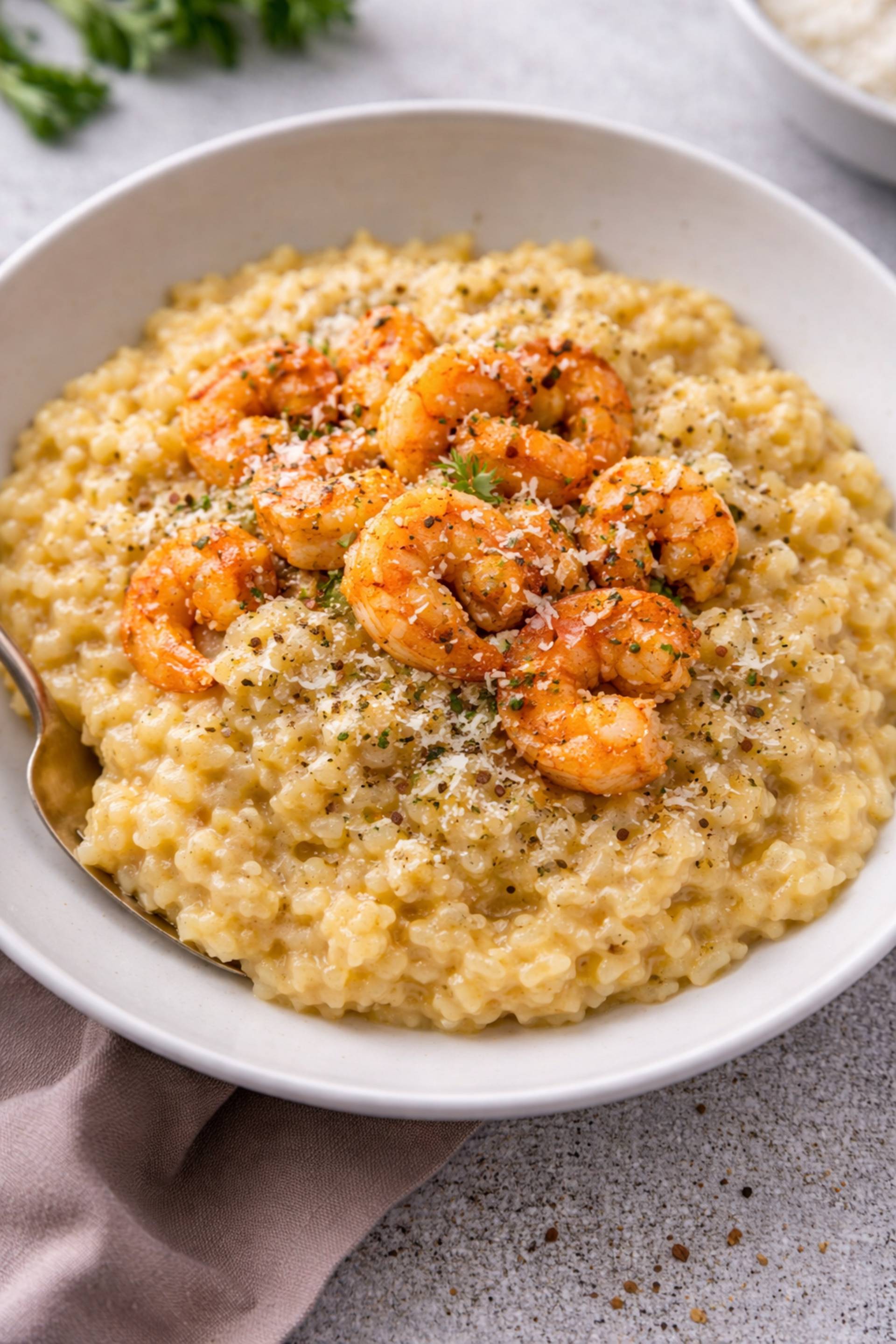 Risotto crevettes aux curry - Recette Companion XL | Moulinex