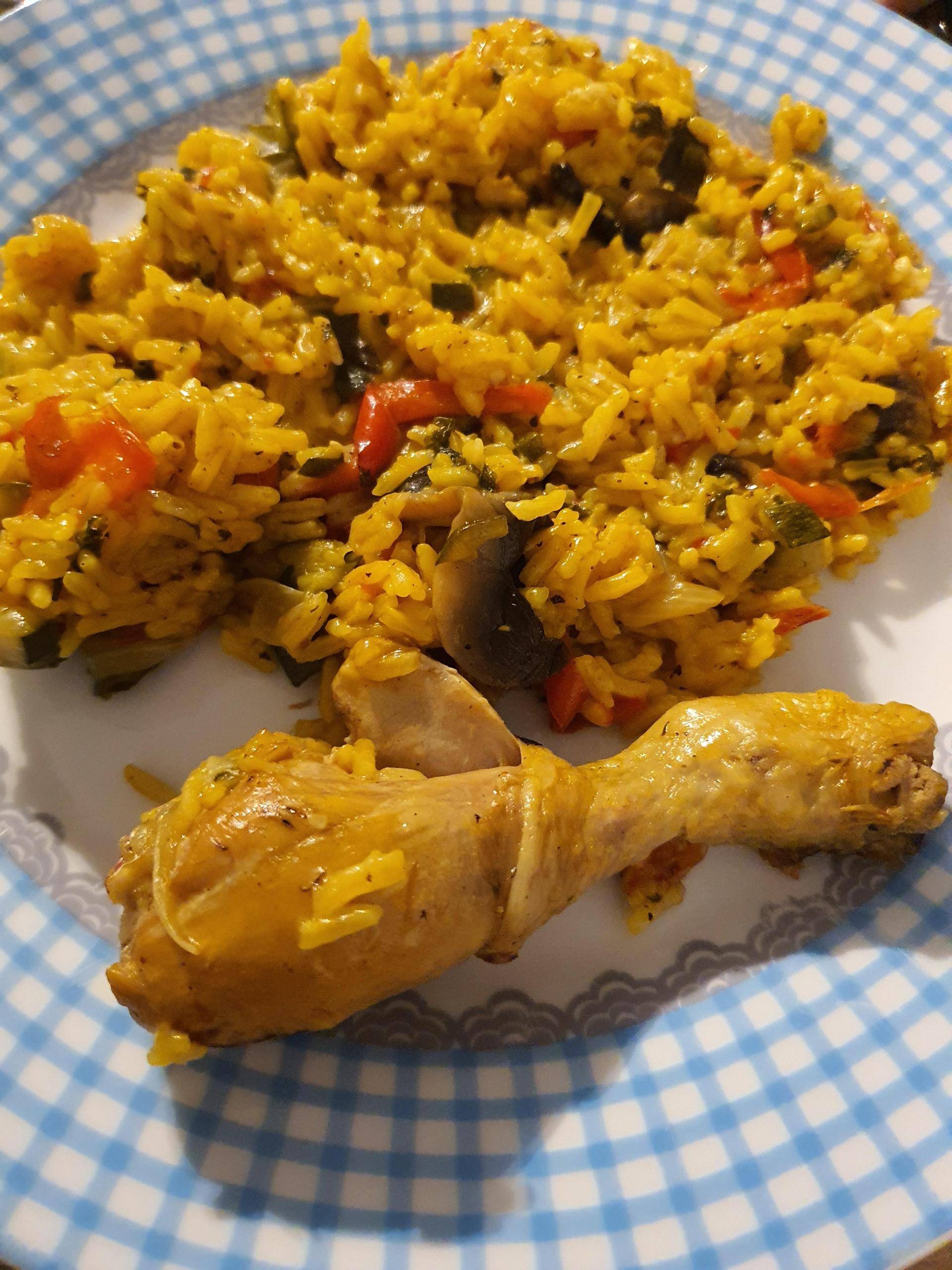 Marmite de riz aux légumes et poulet - Recette Cookeo | Moulinex
