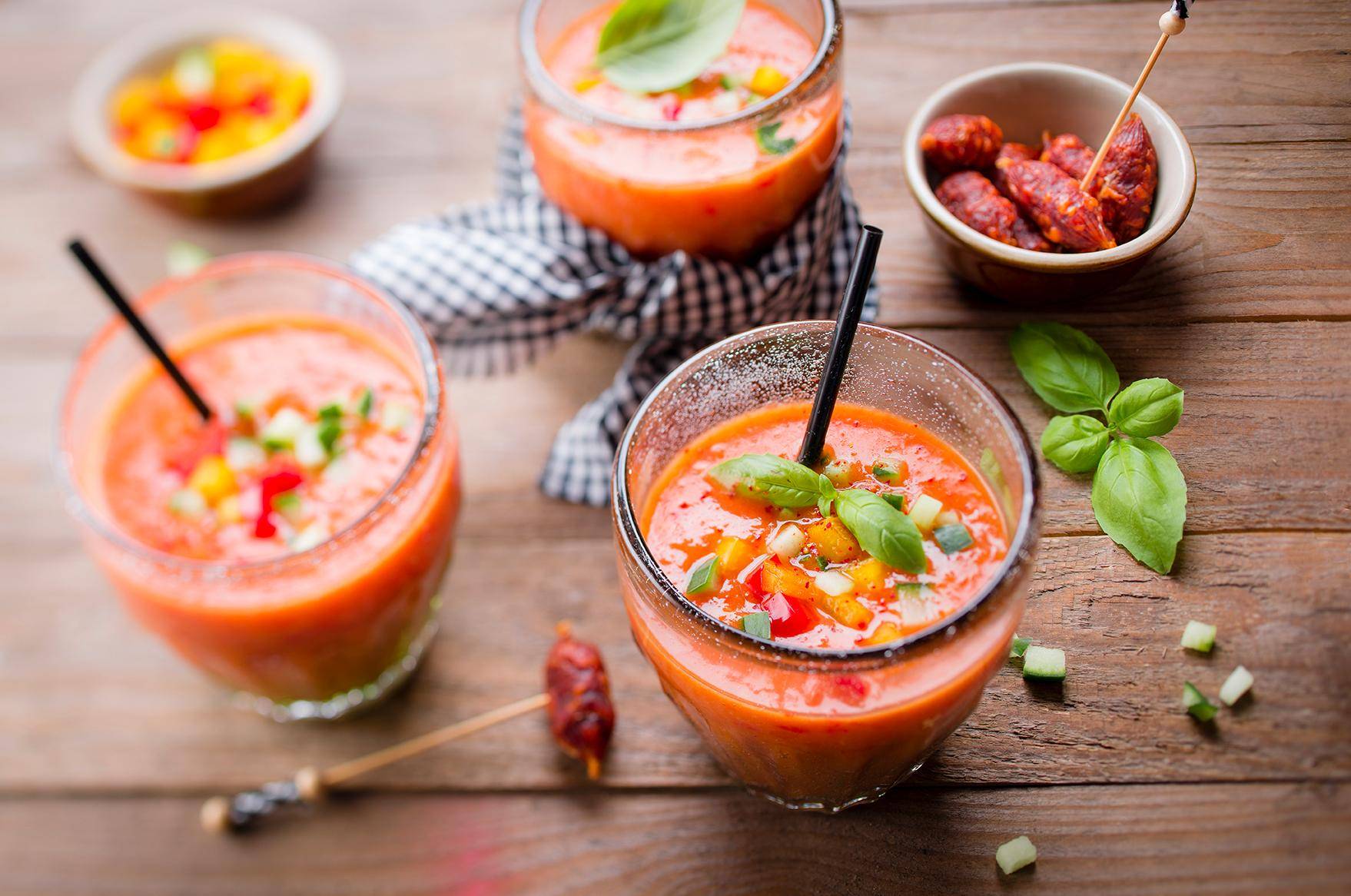 Gaspacho chaud ou froid - Recette Cookeo | Moulinex