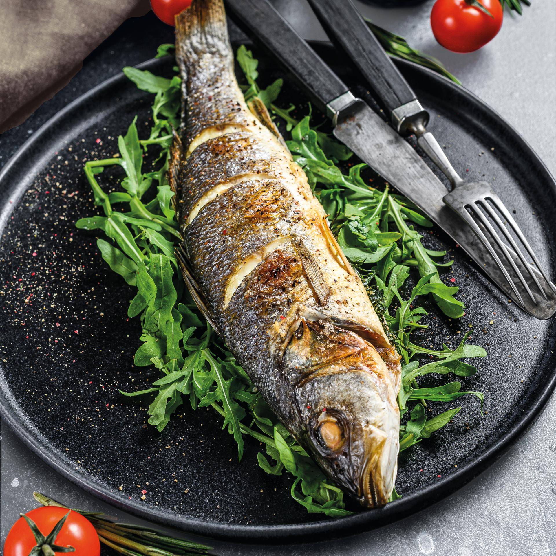 Bar grillé en sauce - Recette Easy Fry Multifunction 15L | Moulinex