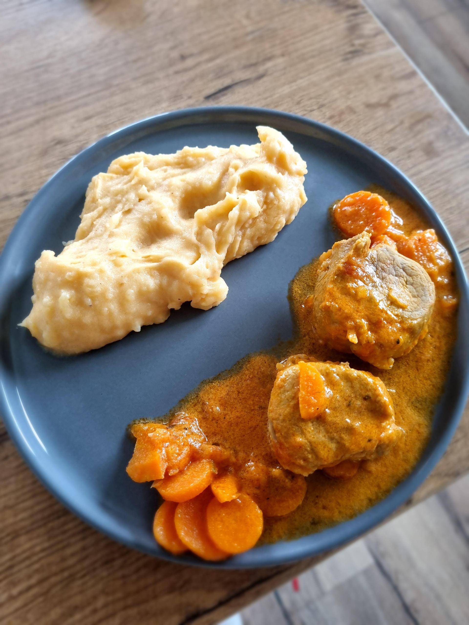 Filet mignon coco carottes curry - Recette Companion XL | Moulinex