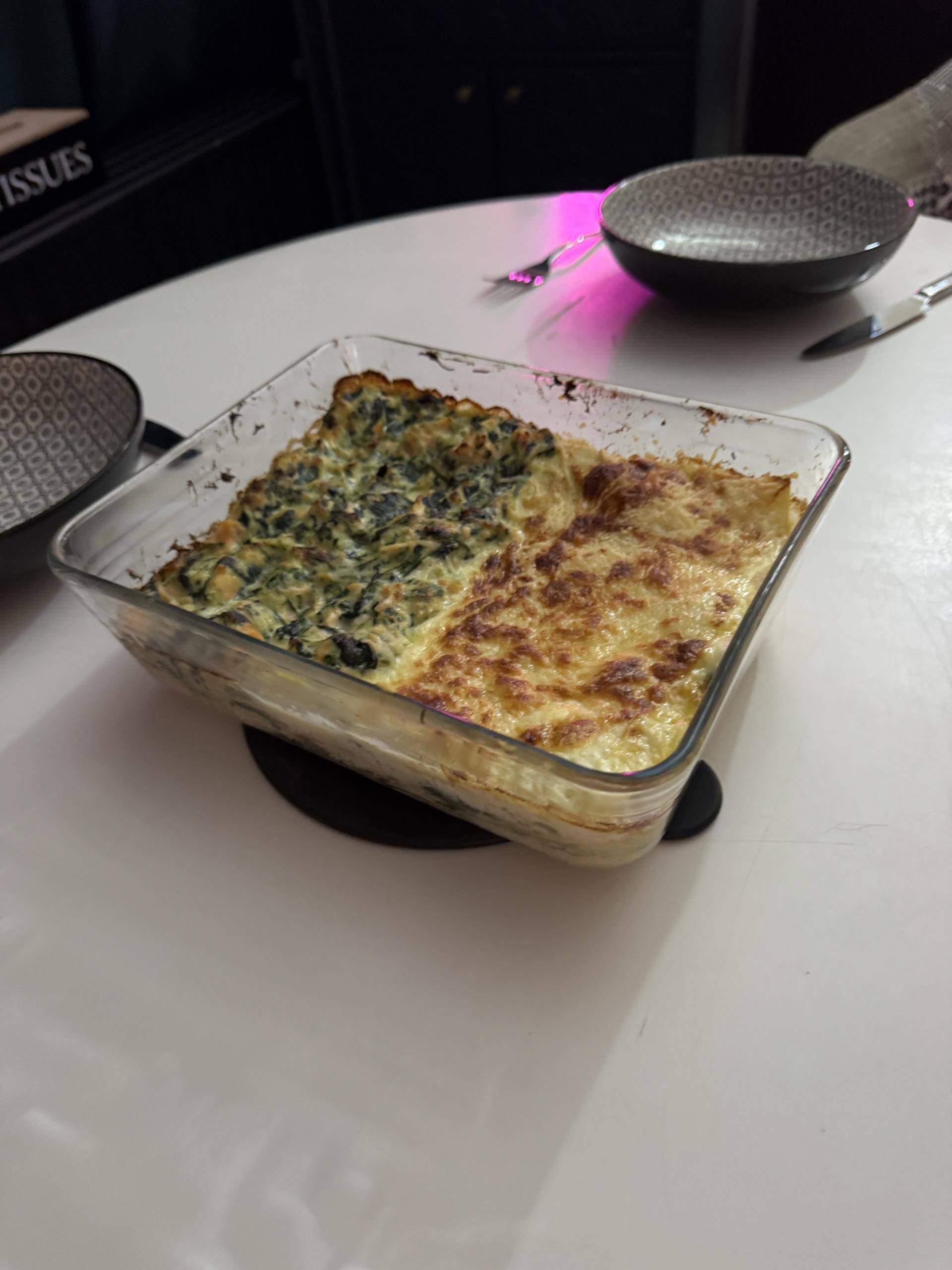 Lasagne saumon épinard et ricotra - Recette Companion Connect XL | Moulinex