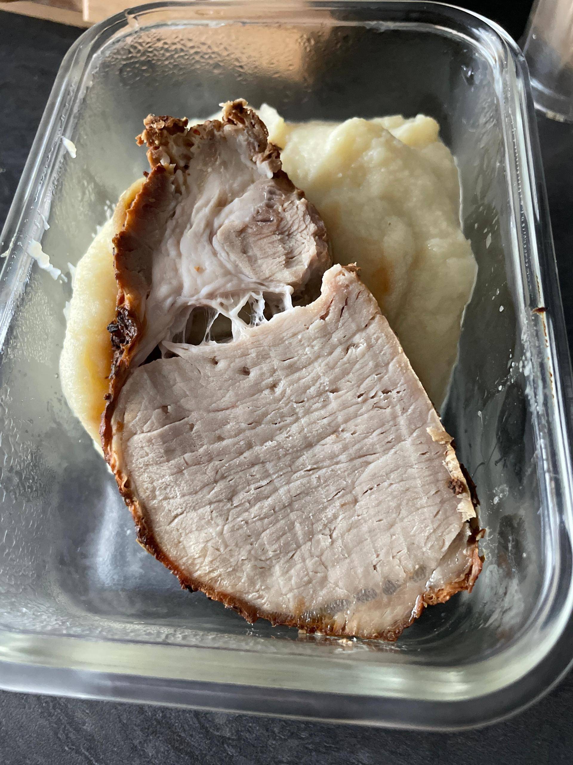 Rôti de porc à la moitarde - Recette Dual EasyFry | Moulinex
