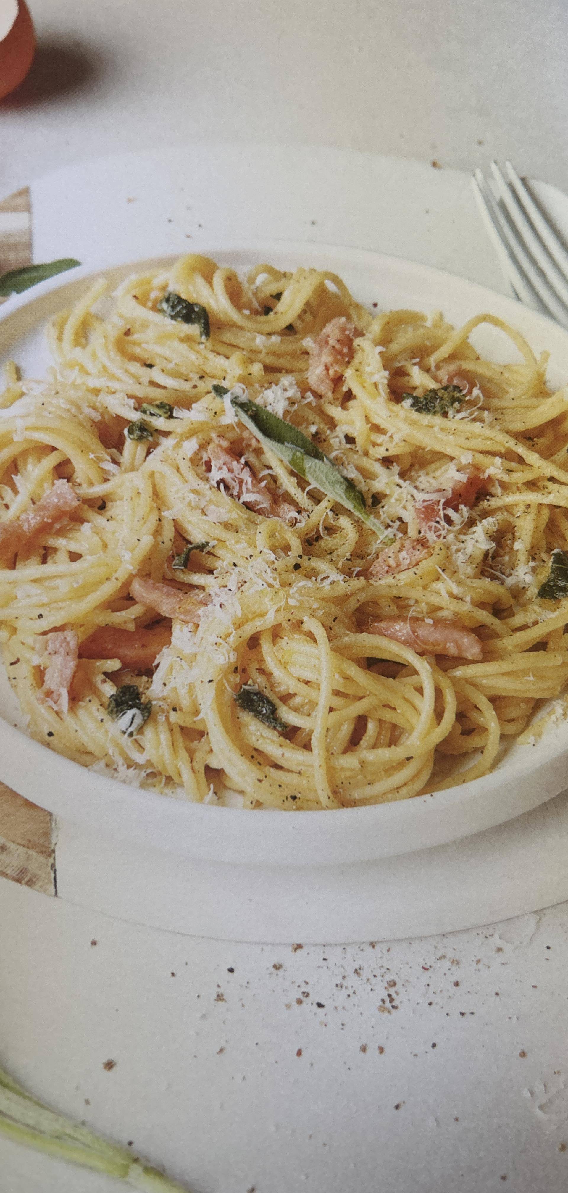 Spaghettis carbonara de Léa - Recette Cookeo | Moulinex