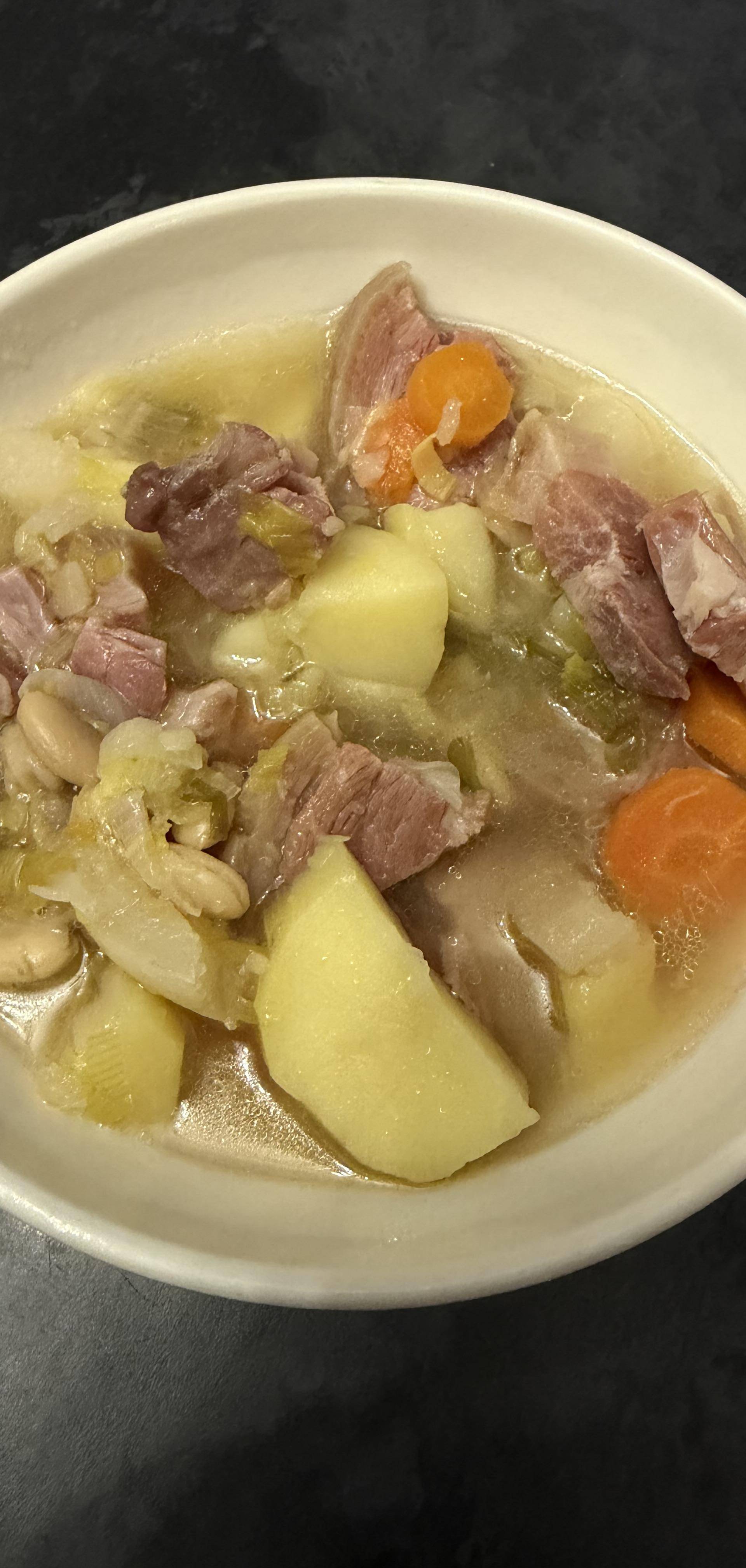 Soupe campagnarde de nos ancêtres au jambon cru - Recette Cookeo V3 | Moulinex
