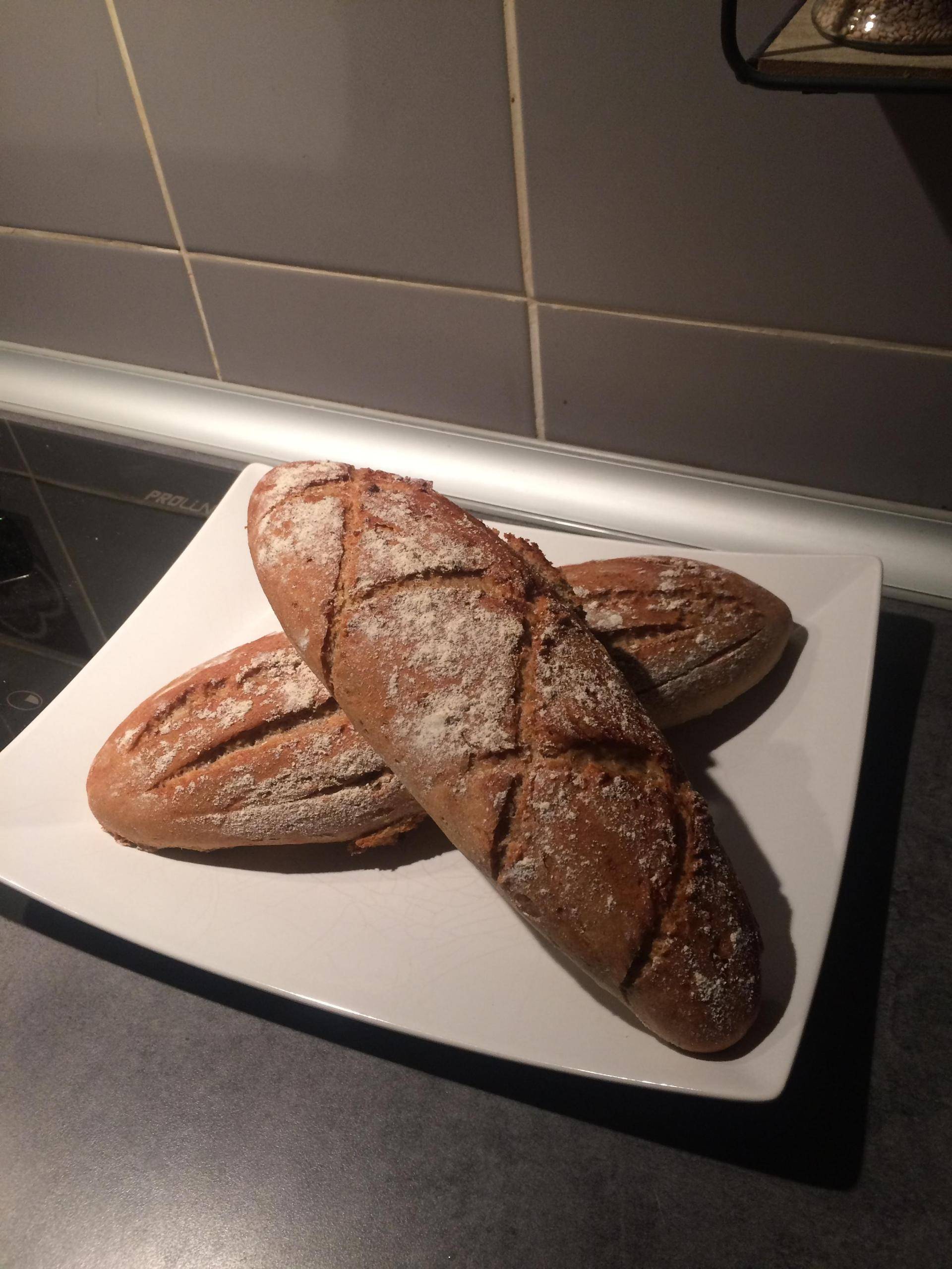 Baguette seigle - Recette Companion Connect XL | Moulinex