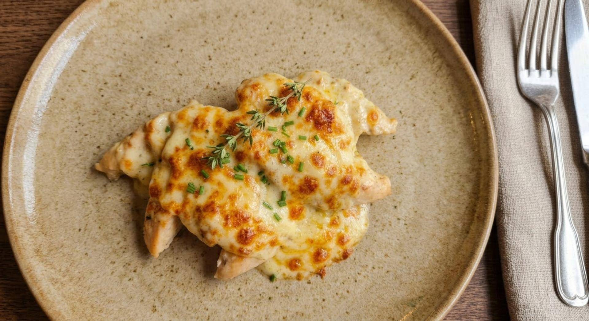 Escalope de poulet au maroilles gratinées - Recette Cookeo Infinity Autostir | Moulinex