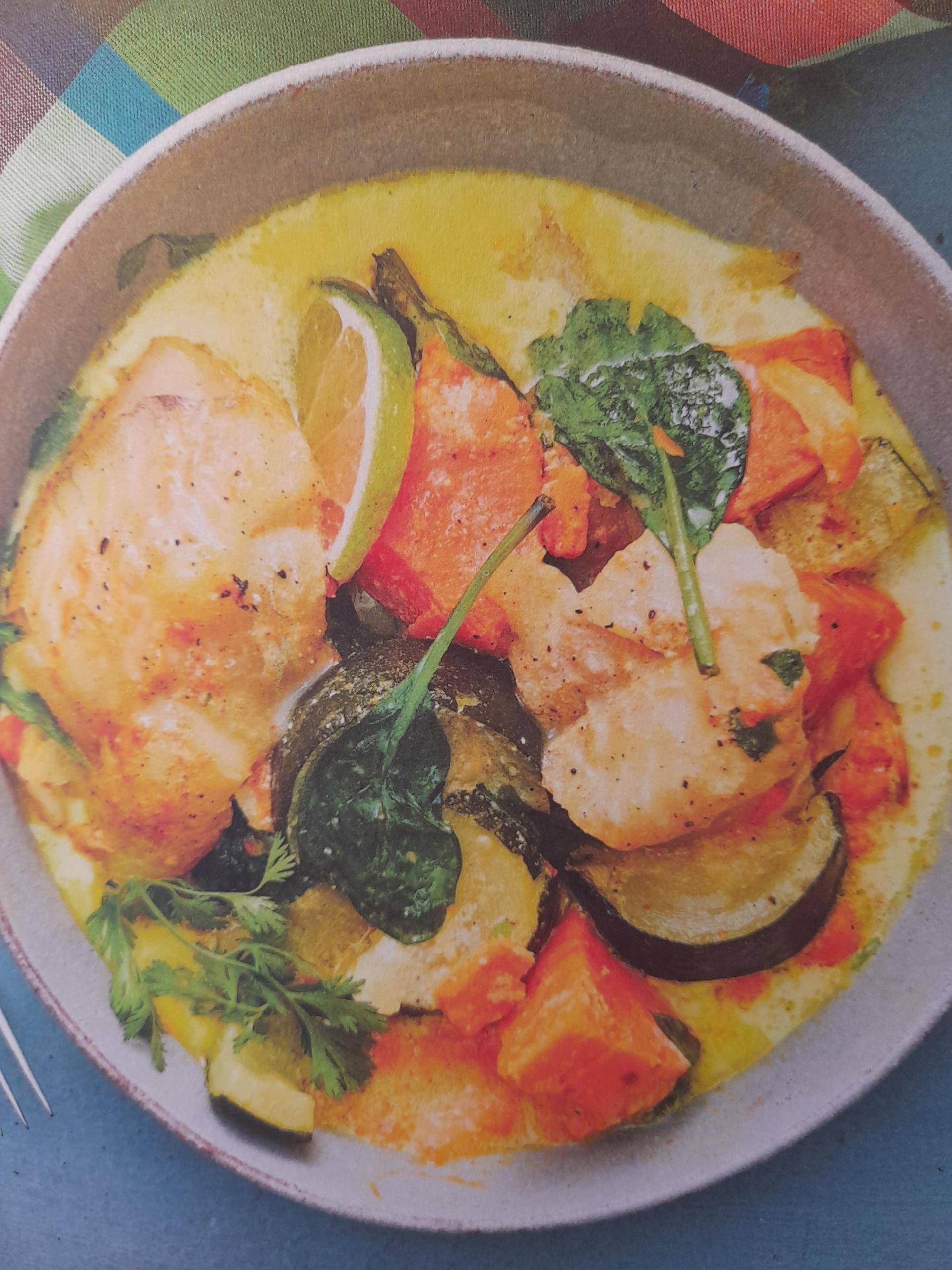 Curry de merlu et patate douce - Recette Cookeo | Moulinex