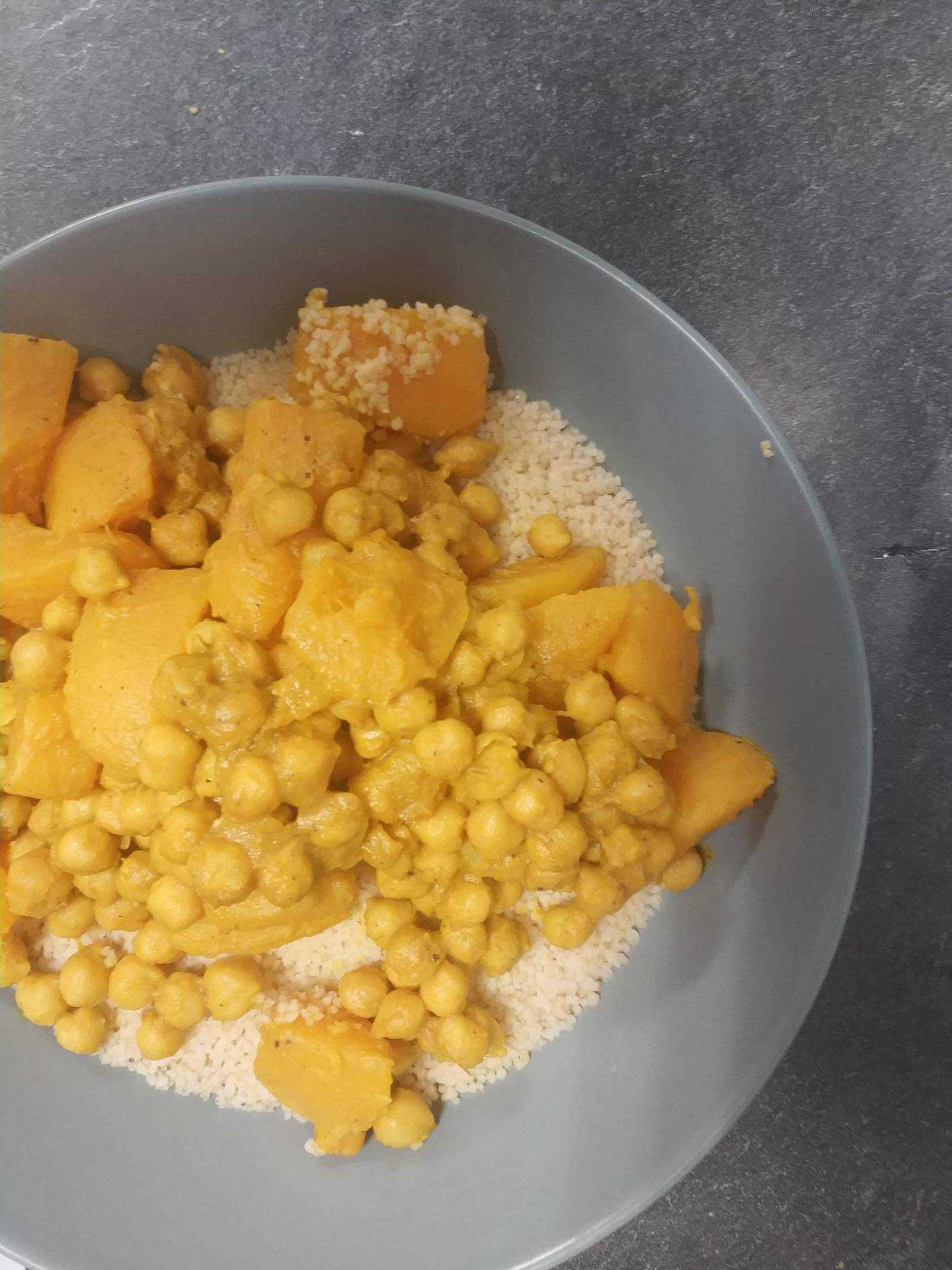 Curry de pois chiche et potimarron - Recette Companion Connect | Moulinex