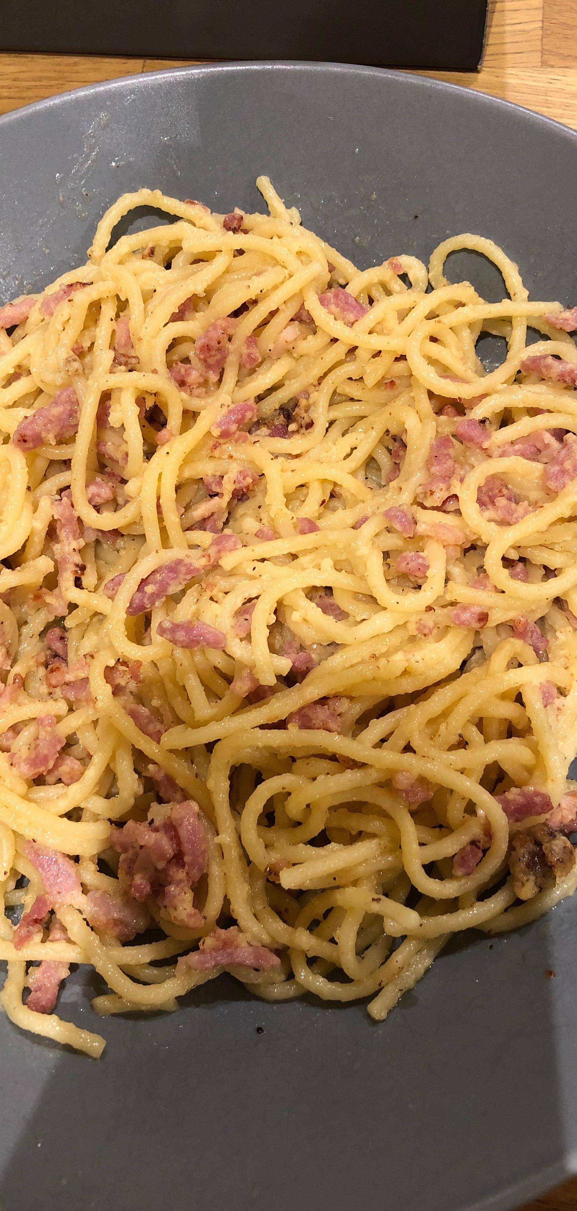 Tagliatelles carbonara - Recette Cookeo | Moulinex