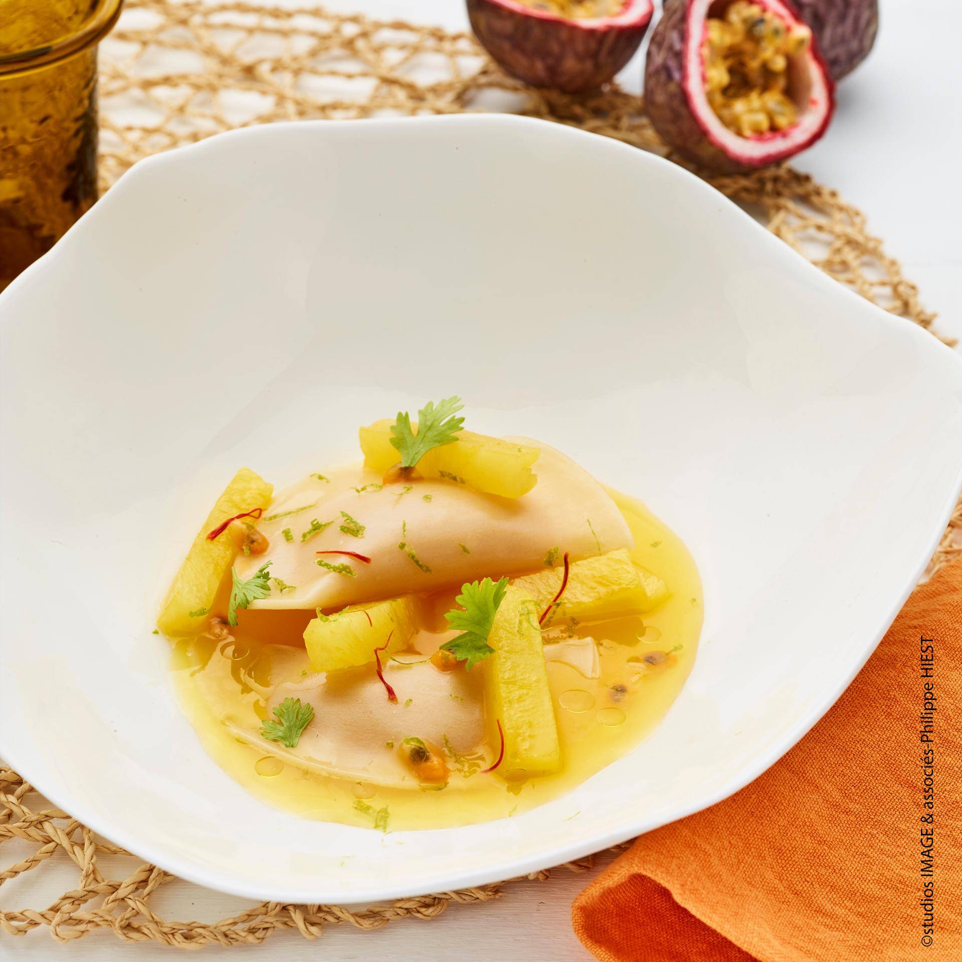 Ravioles de fruits (Chef Angélo Ferrigno) - Recette Cuiseur vapeur | Moulinex