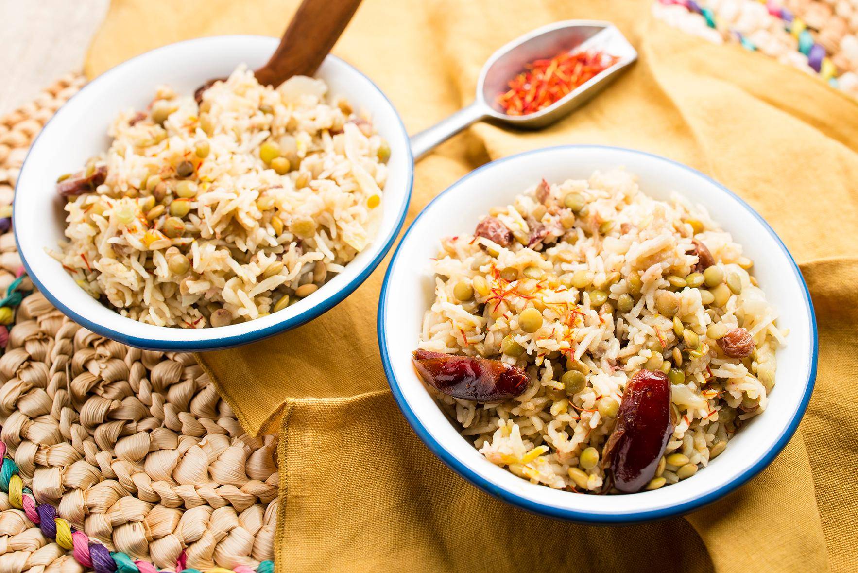 Riz, lentilles et safran - Recette Cookeo Mini | Moulinex