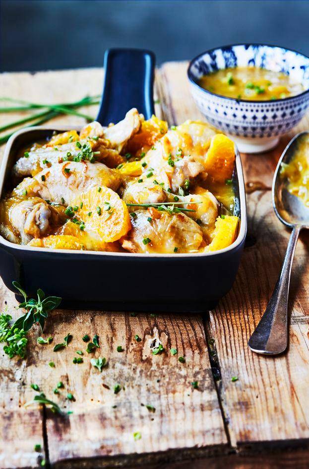Mijoté de poulet aux agrumes - Recette Soup & Plus | Moulinex