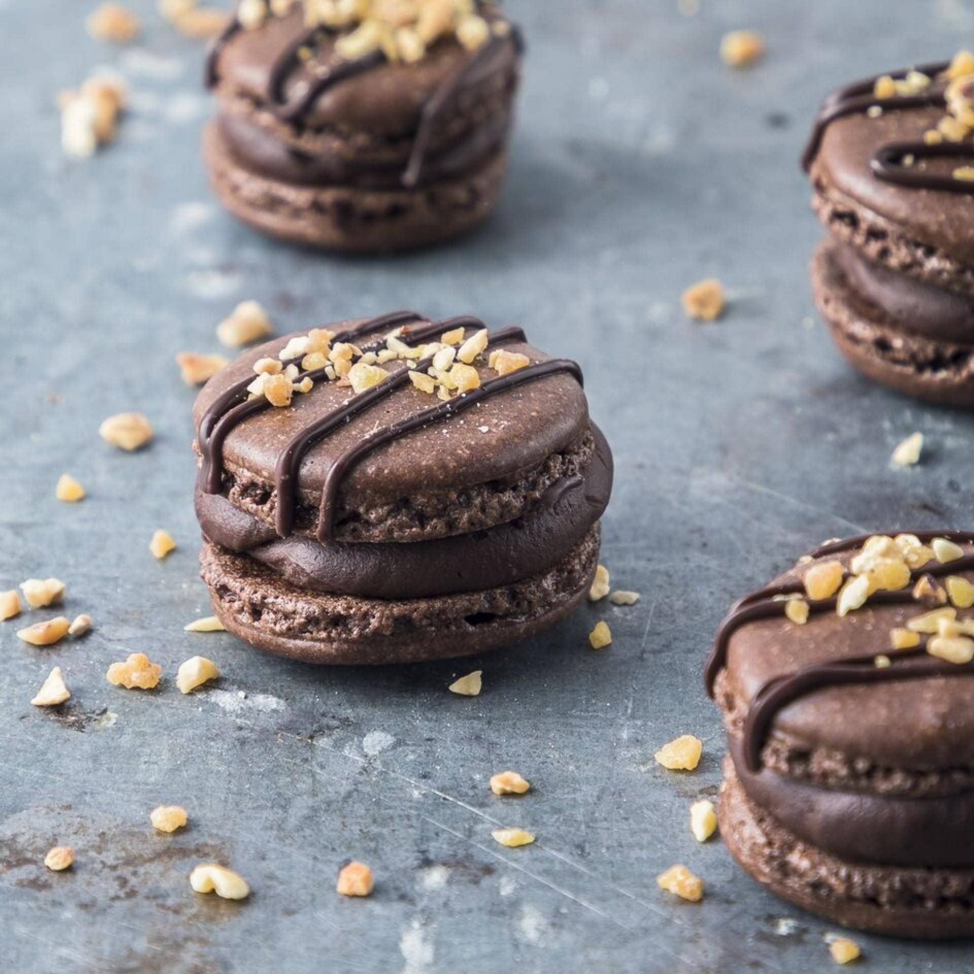 Macarons au chocolat - Recette BAKE PARTNER | Moulinex