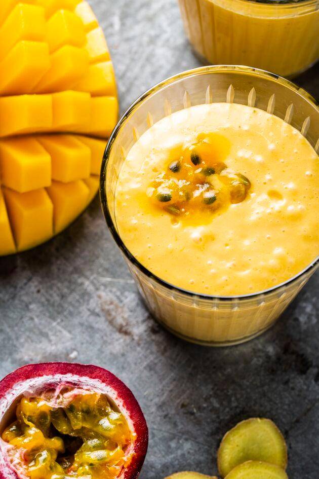 Smoothie mangue, graines de chia & lait d'avoine - Recette Perfectmix Cook | Moulinex