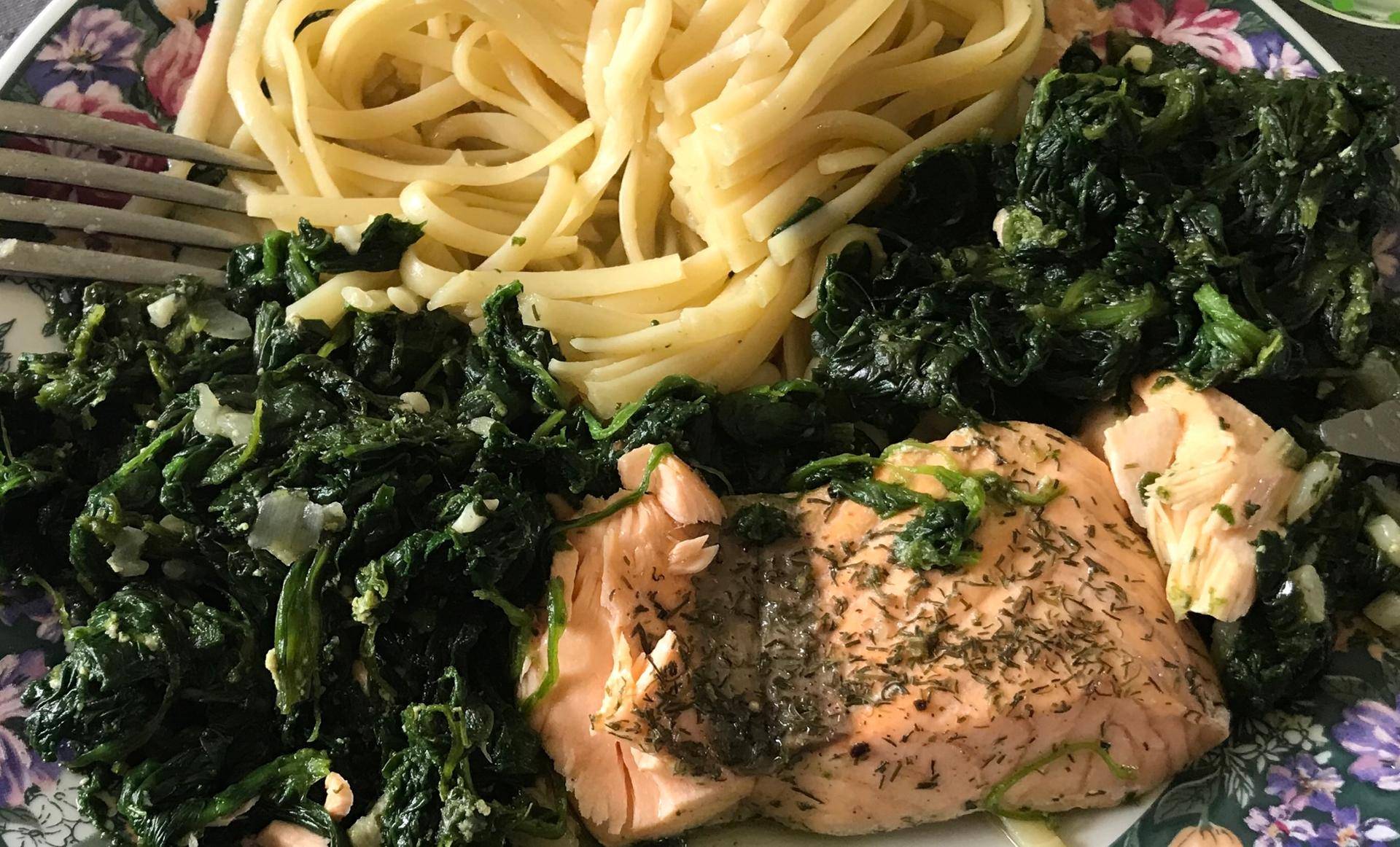 Pavé de saumon épinards - Recette Cookeo | Moulinex