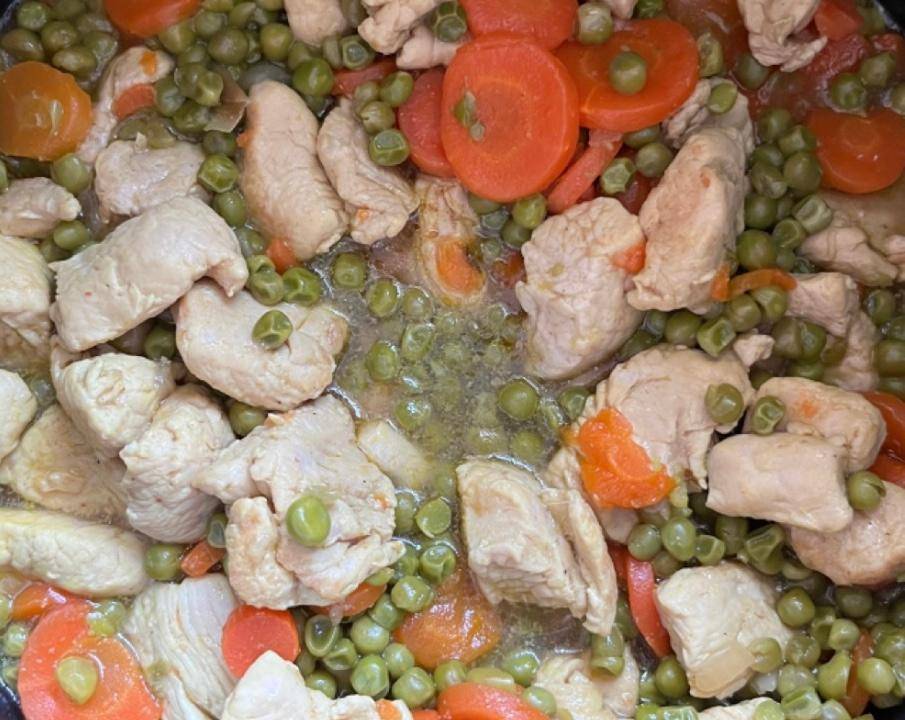 Escalope de dinde petits pois carottes - Recette Cookeo | Moulinex