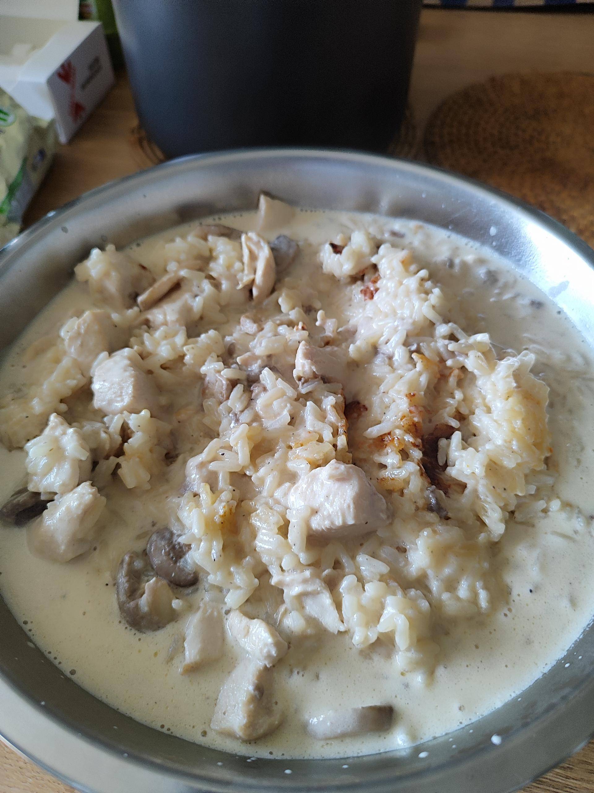Poulet champignons crème fraîche - Recette Cookeo V3 | Moulinex