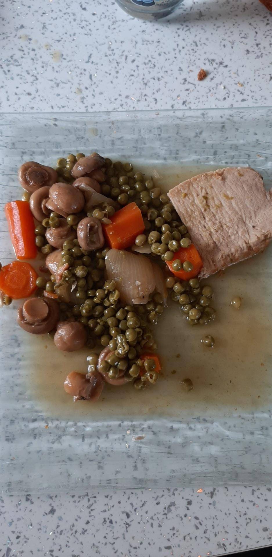 Rotis de porc petit pois - Recette Cookeo | Moulinex