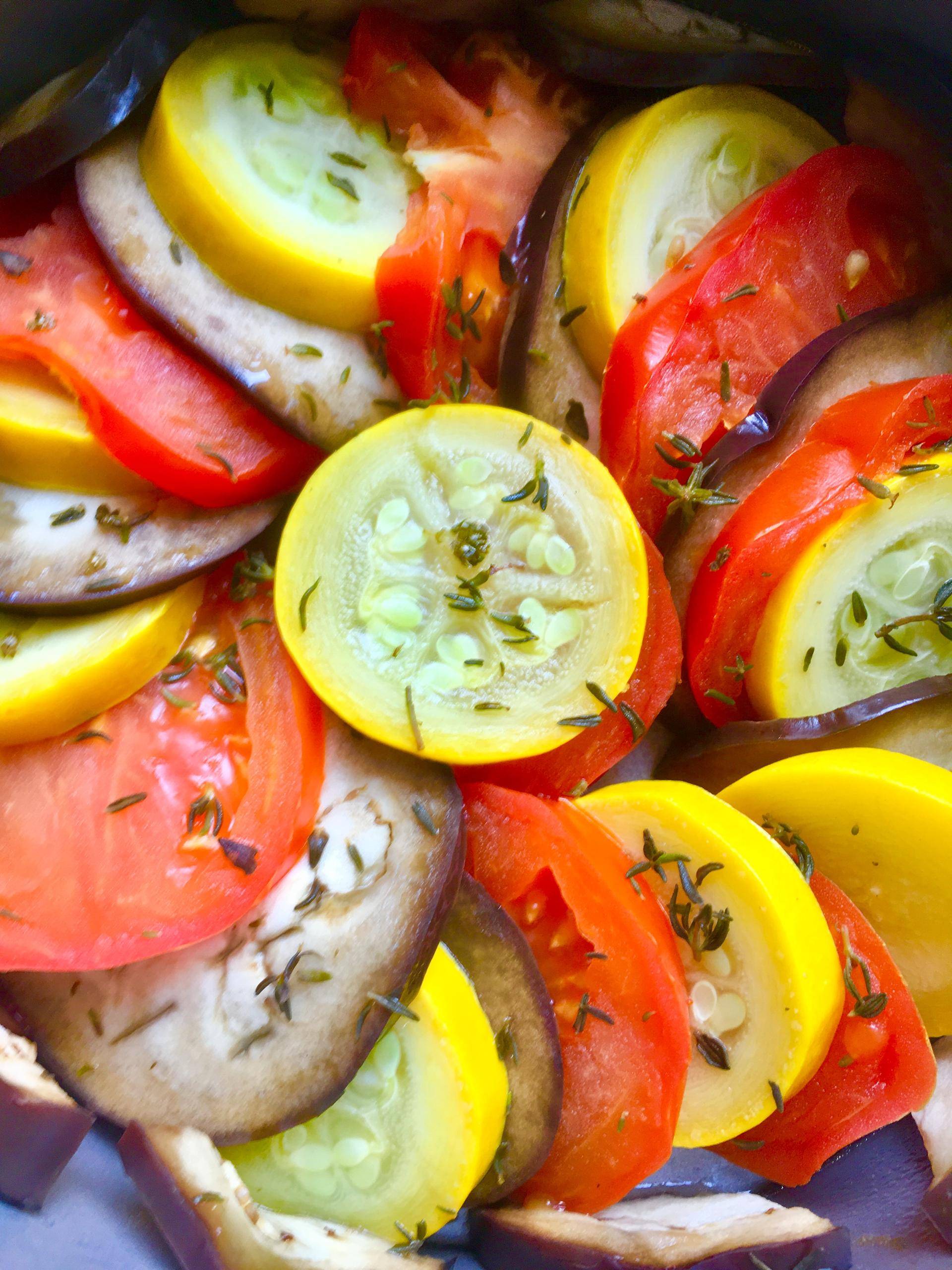 Tian gratiné au parmesan - Recette Cookeo | Moulinex