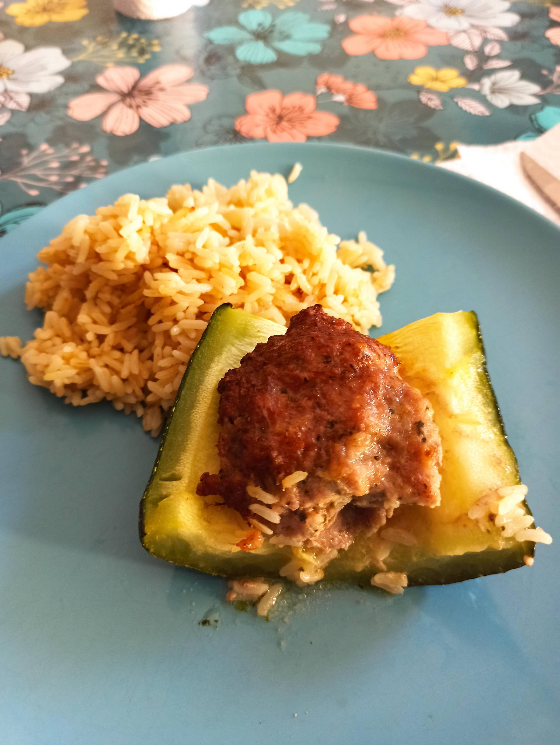 Courgettes farcies et riz - Recette Cookeo | Moulinex