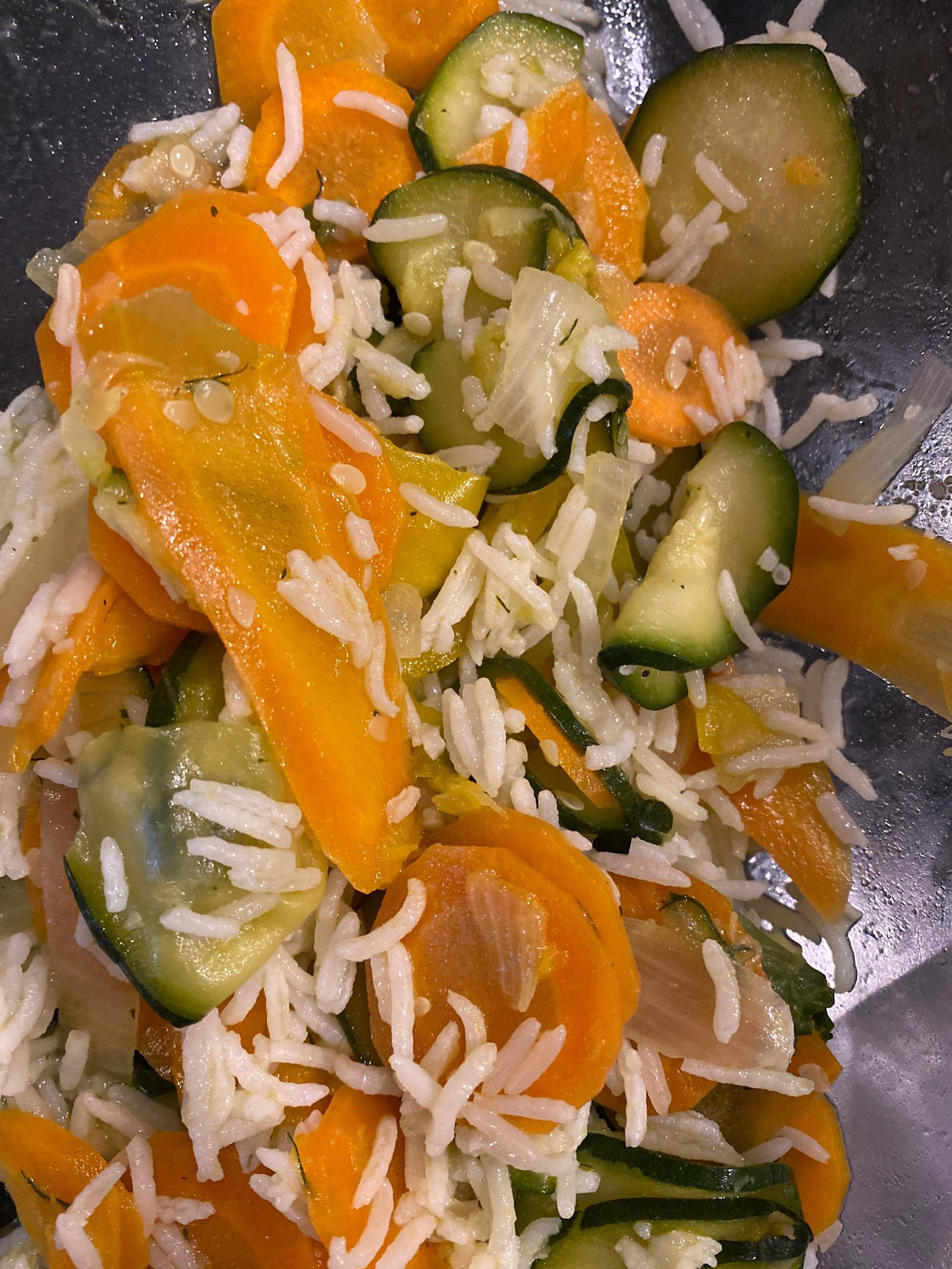 Riz aux petits légumes - Recette Companion Connect XL | Moulinex